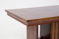 Rare Art Deco Center Table in Precious Wood