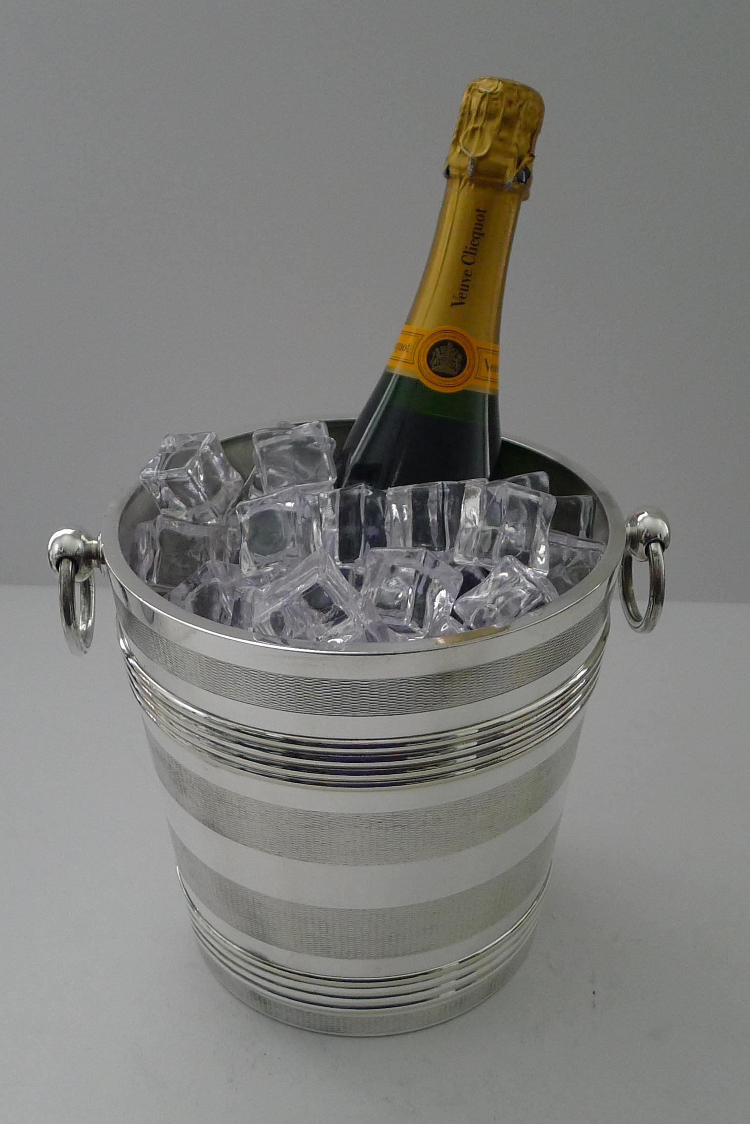 Rare Art Deco Champagne Bucket / Wine Cooler - Christofle, Paris 3