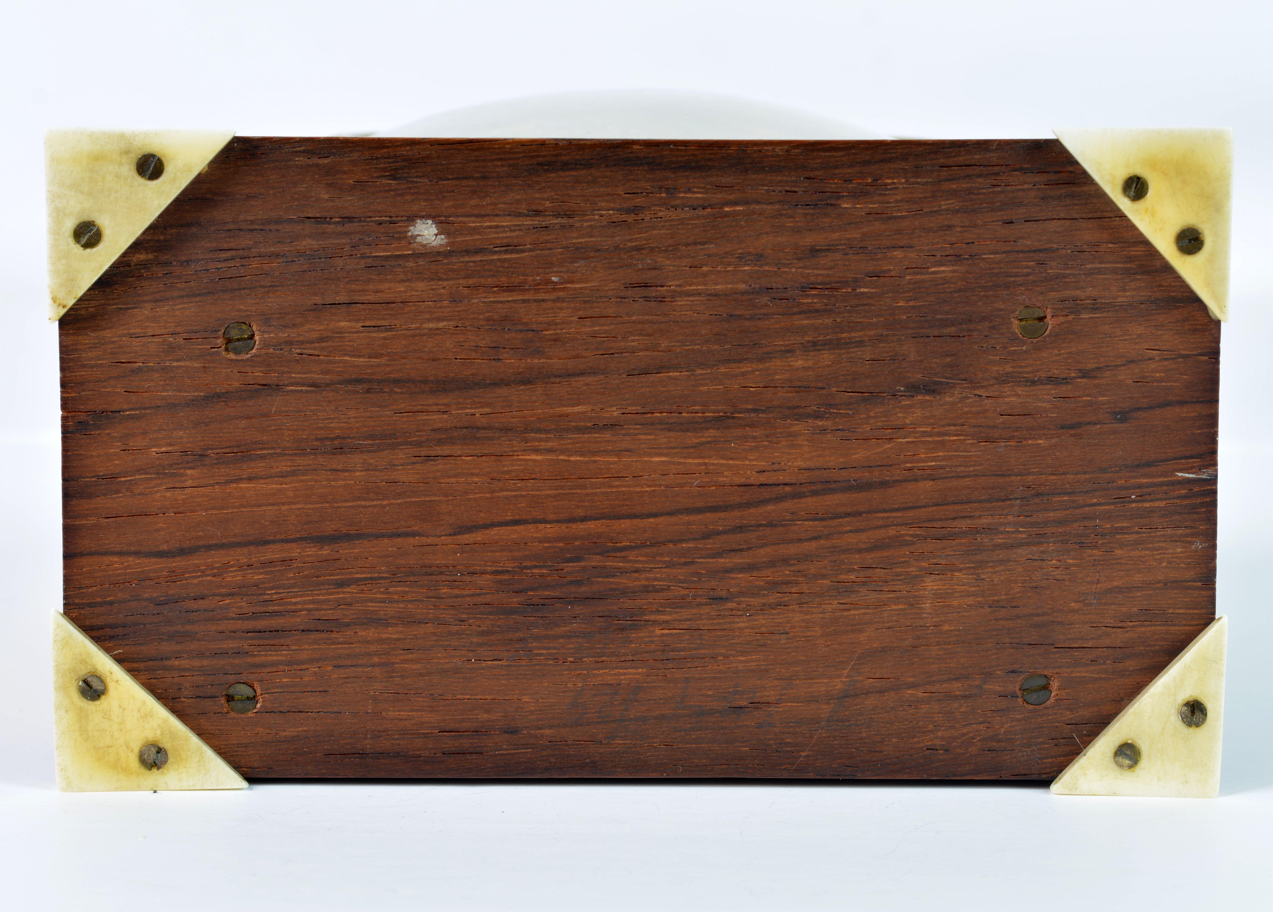 Rare Art Deco Chinoiserie Tortoise Shell Clock Retailed by Brook & Son, Edinburg 7