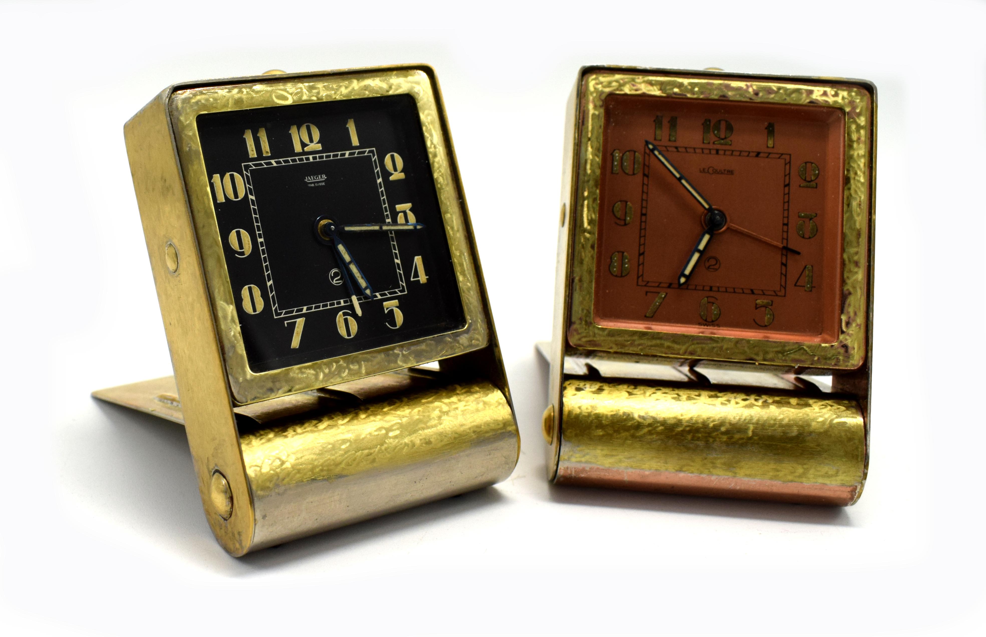 Rare Art Deco Clock by Jaeger-LeCoultre, circa 1930 2