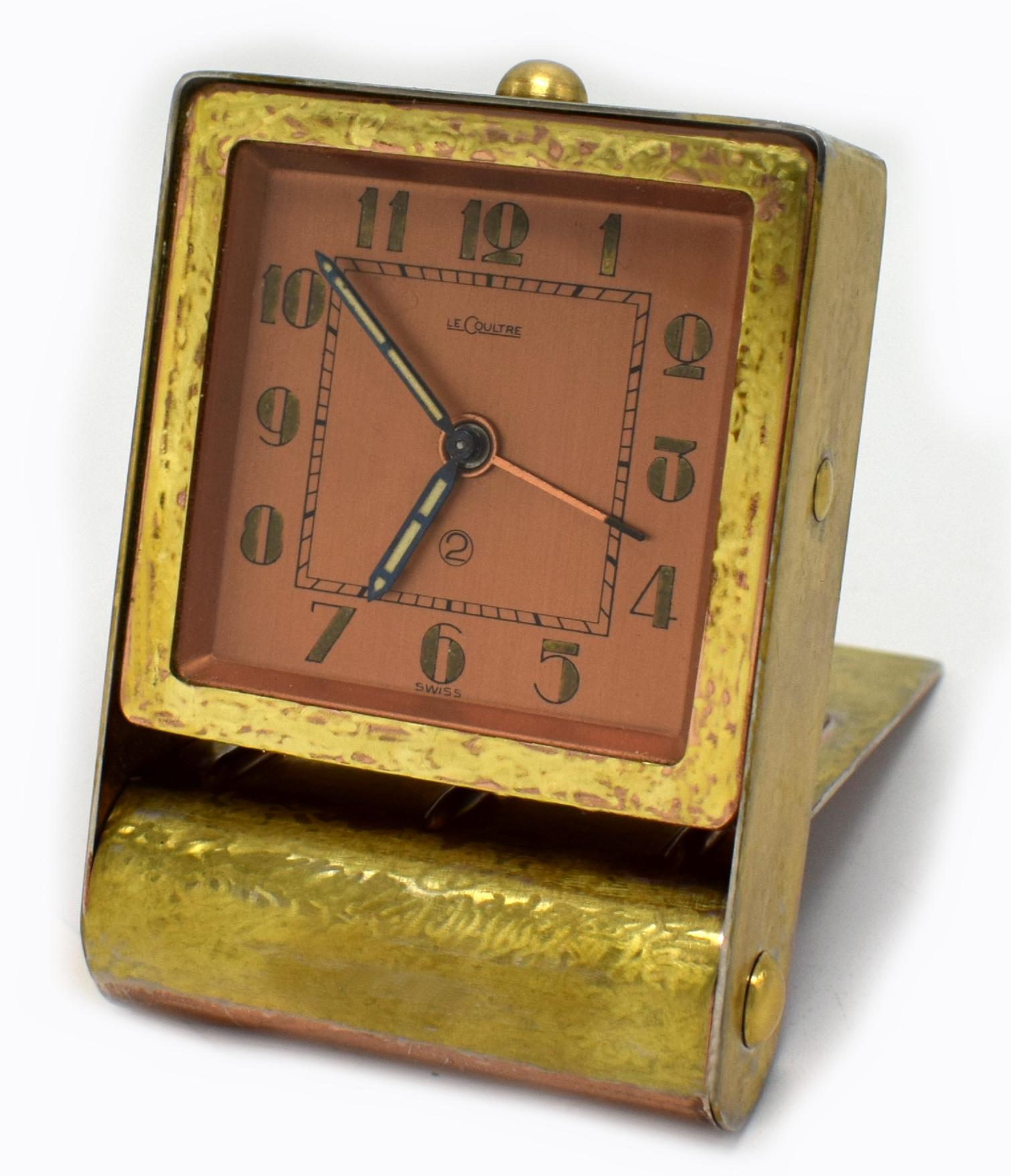 Rare Art Deco Clock by Jaeger-LeCoultre, circa 1930 3