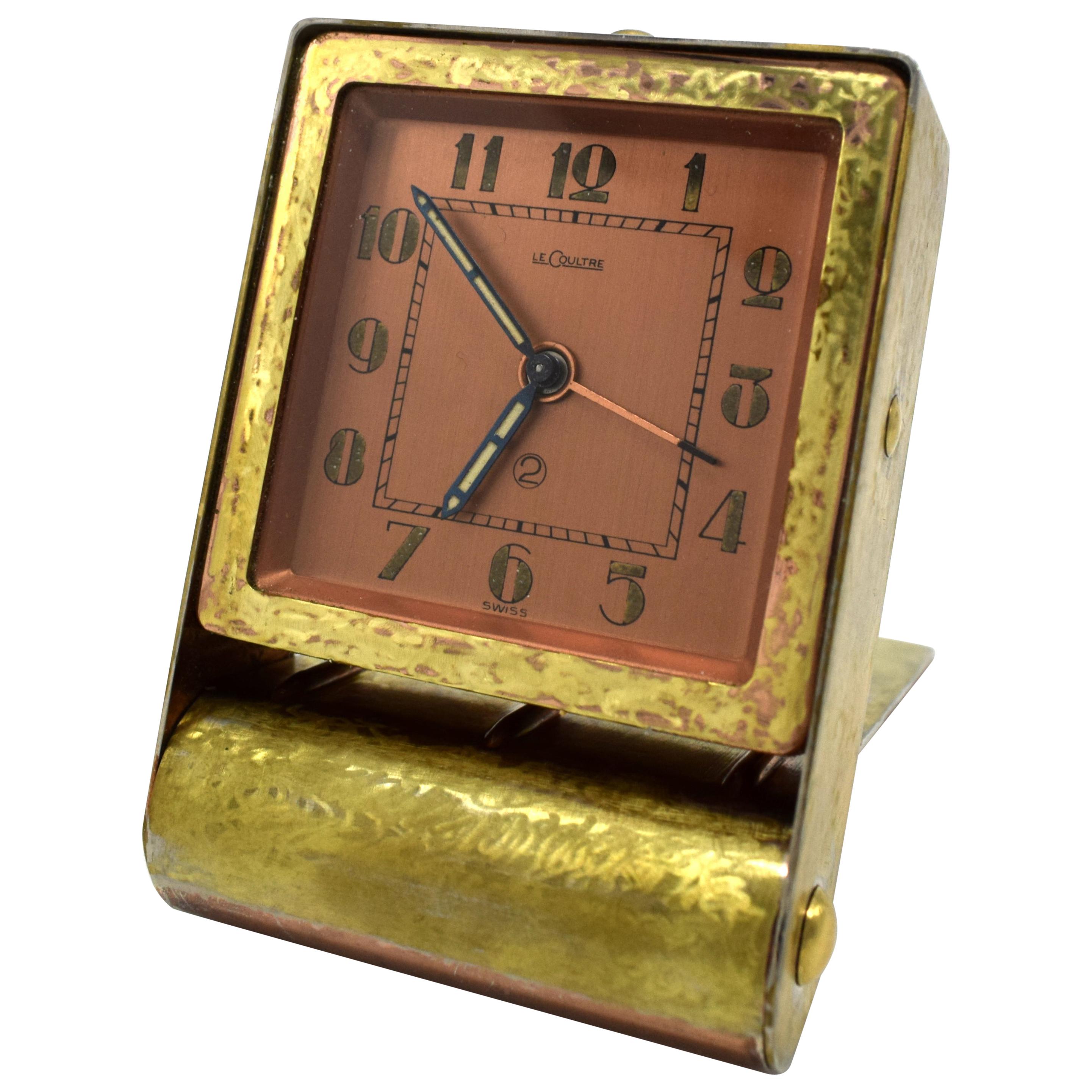 Rare Art Deco Clock by Jaeger-LeCoultre, circa 1930