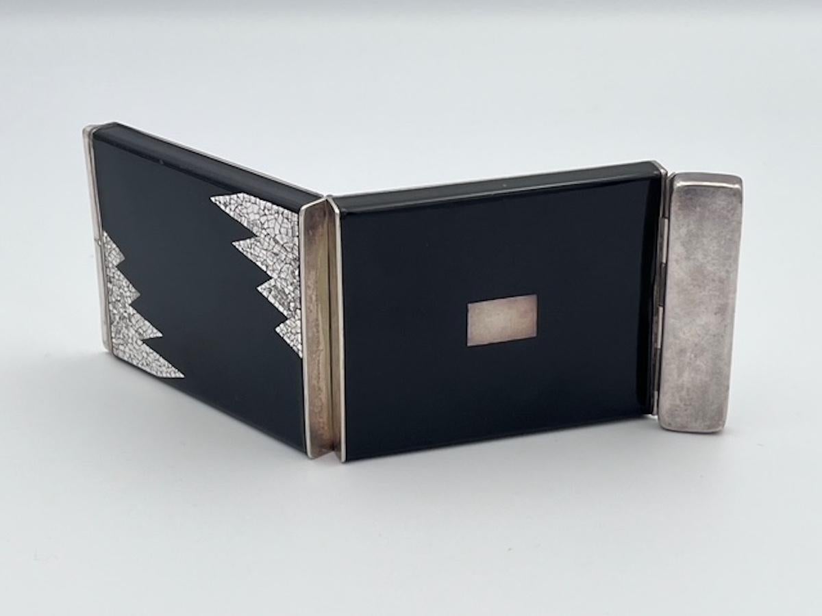 Art Deco Dunhill Eggshell and Enamel Cigarette Case For Sale 5