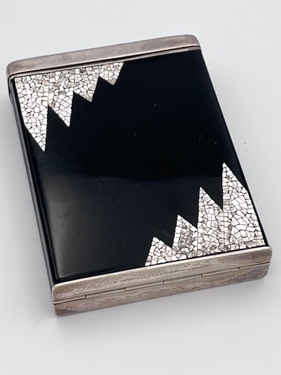 Art Deco Dunhill Eggshell and Enamel Cigarette Case For Sale 7