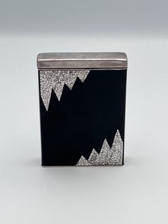 Art Deco Dunhill Eggshell and Enamel Cigarette Case