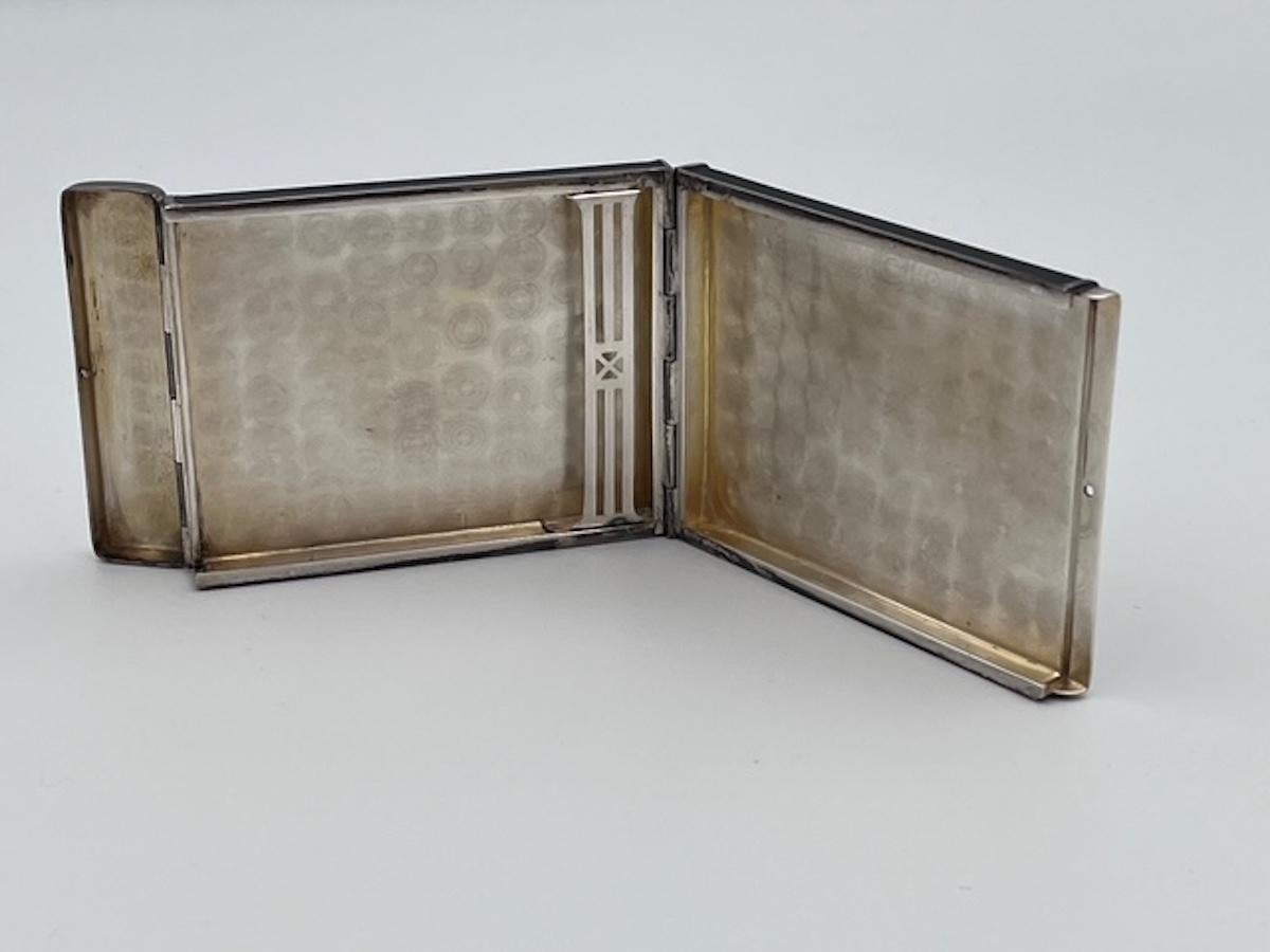Art Deco Dunhill Eggshell and Enamel Cigarette Case For Sale 4