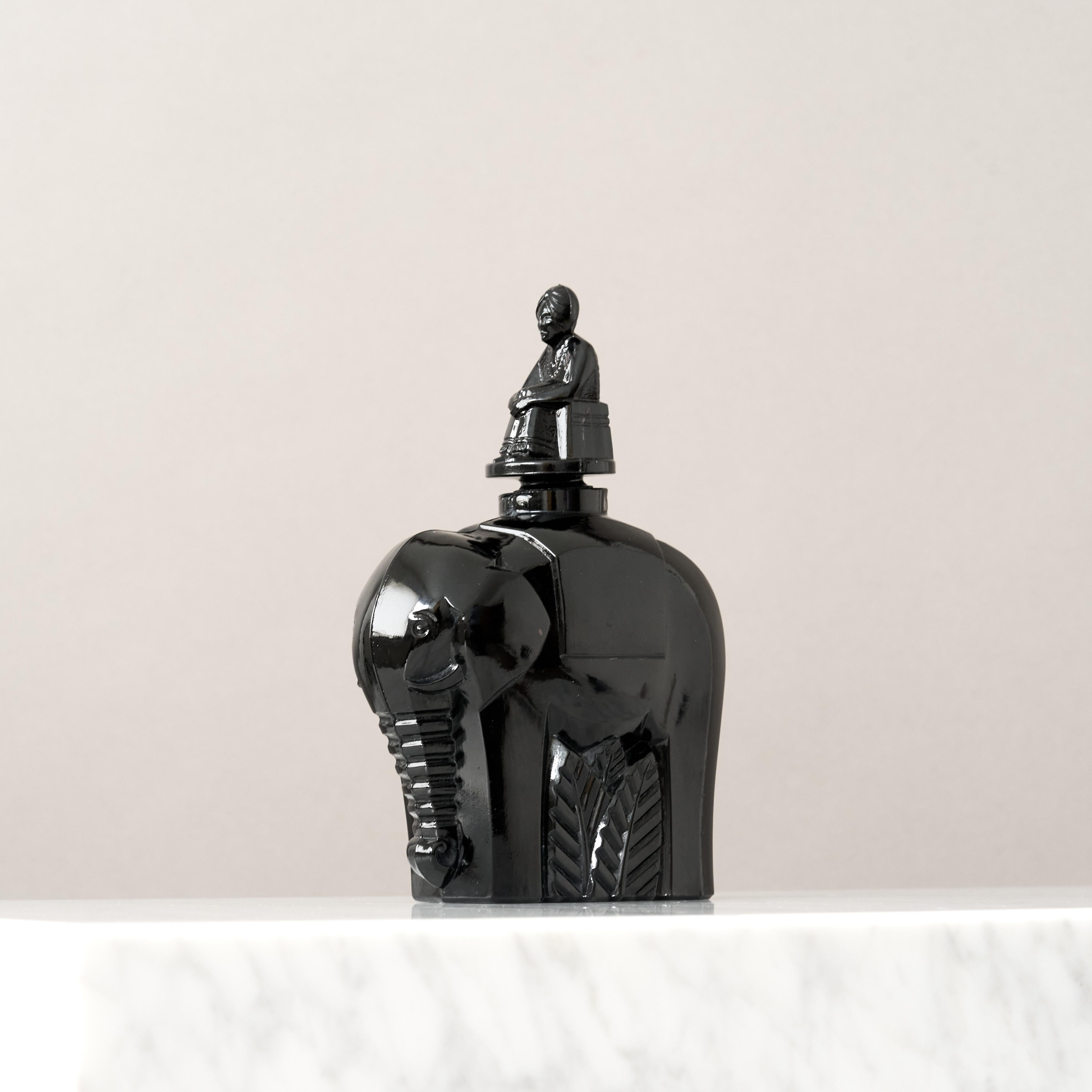 Rare Art Deco Elephant Perfume Bottle by Maurice Model. France, 1920s. For Sale 1