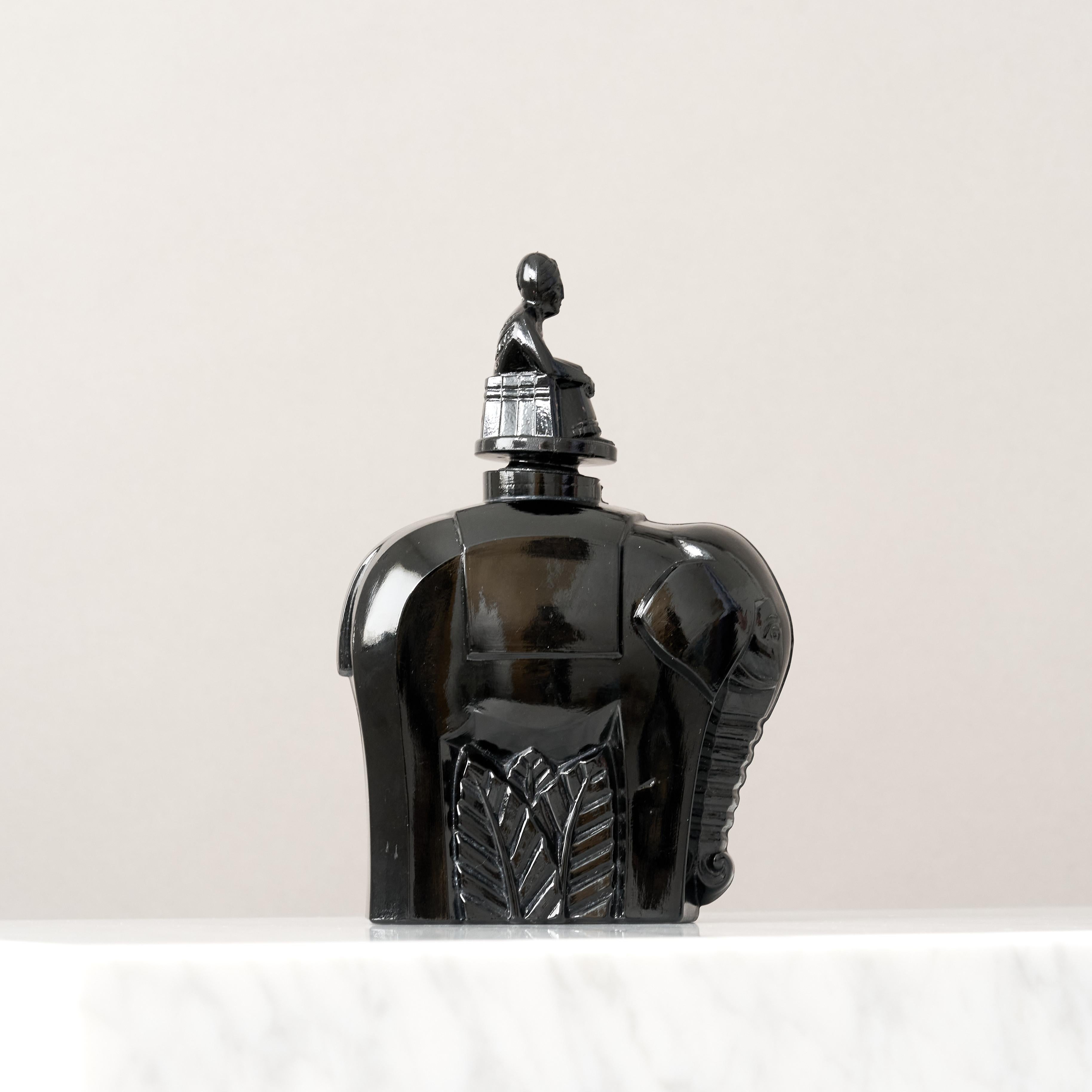 Rare Art Deco Elephant Perfume Bottle by Maurice Model. France, 1920s. For Sale 2
