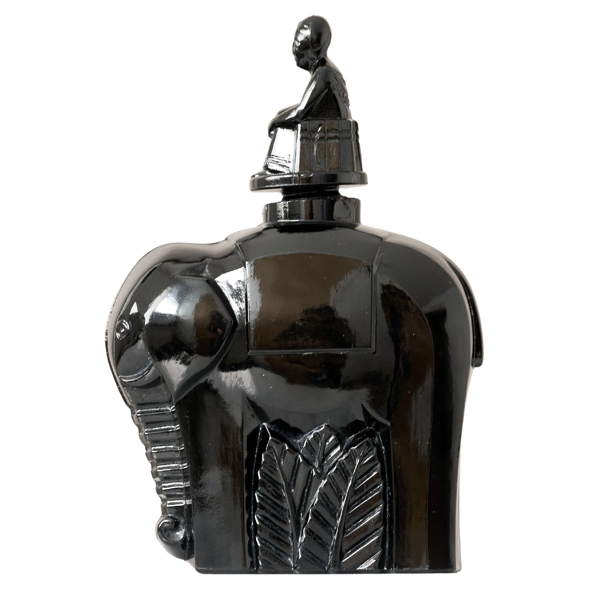 Rare Art Deco Elephant Perfume Bottle by Maurice Model. France, 1920s. For Sale