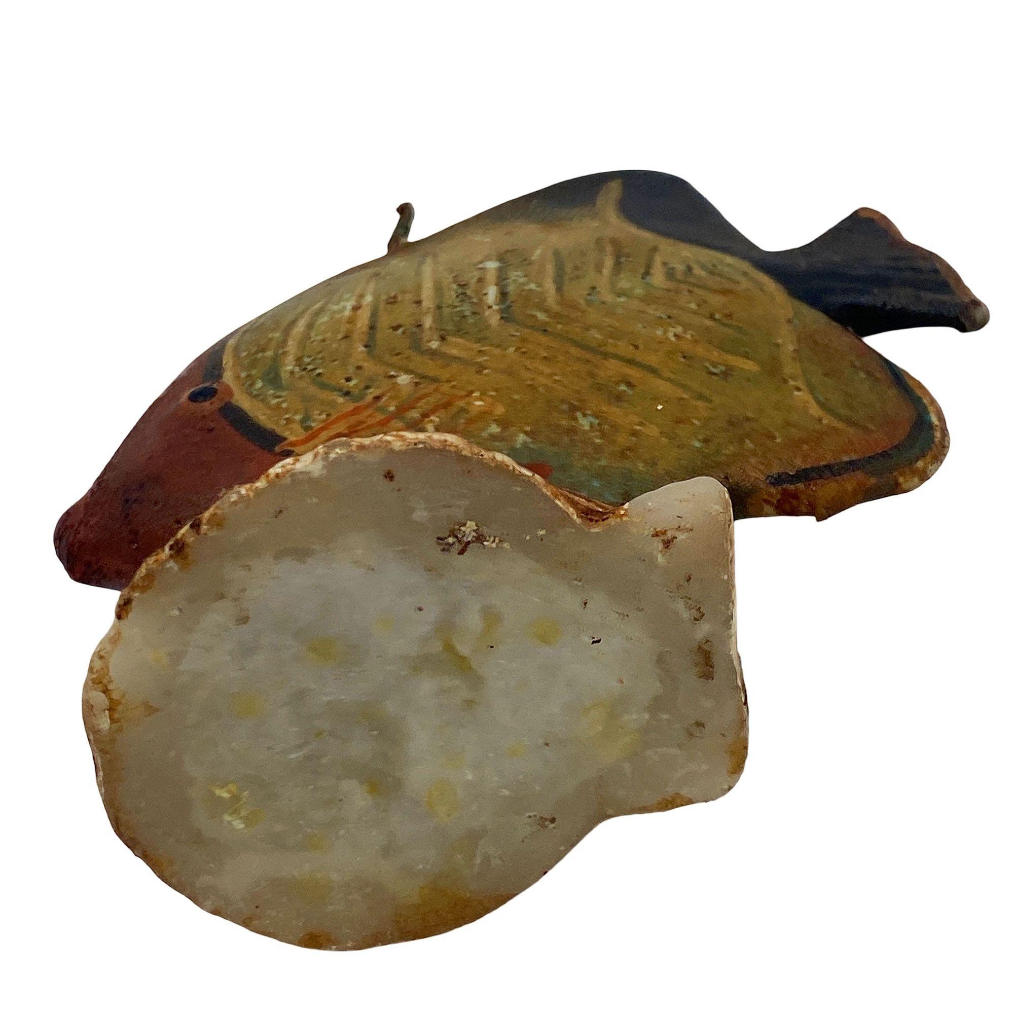 Rara candela scultura di pesce d'acqua salata a forma di angelo farfalla, realizzata a mano in epoca Art Deco. in vendita 5