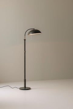 Rare Art Deco floor lamp designed by Einar Bäckström, Sweden 1930s