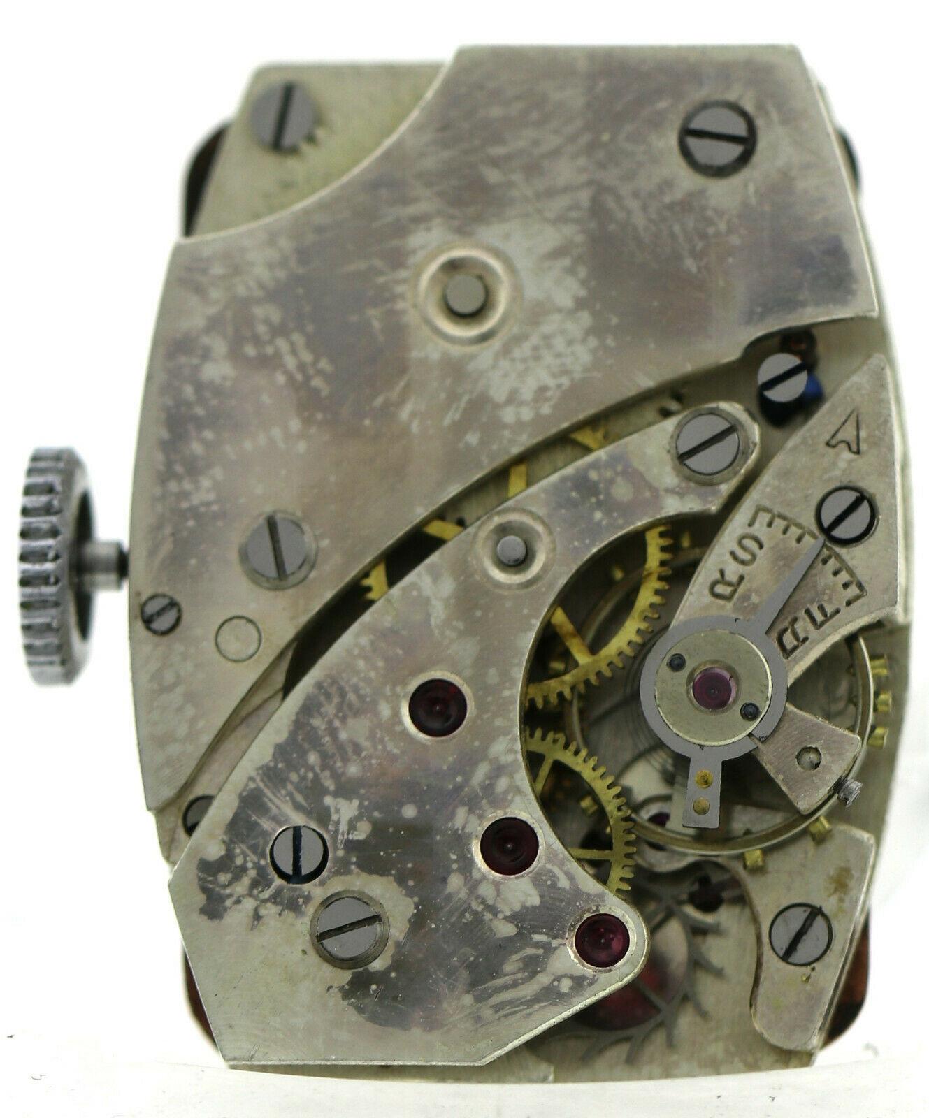 Rare Art Deco Gents Wristwatch Old Stock, Never Worn, circa 1930 2
