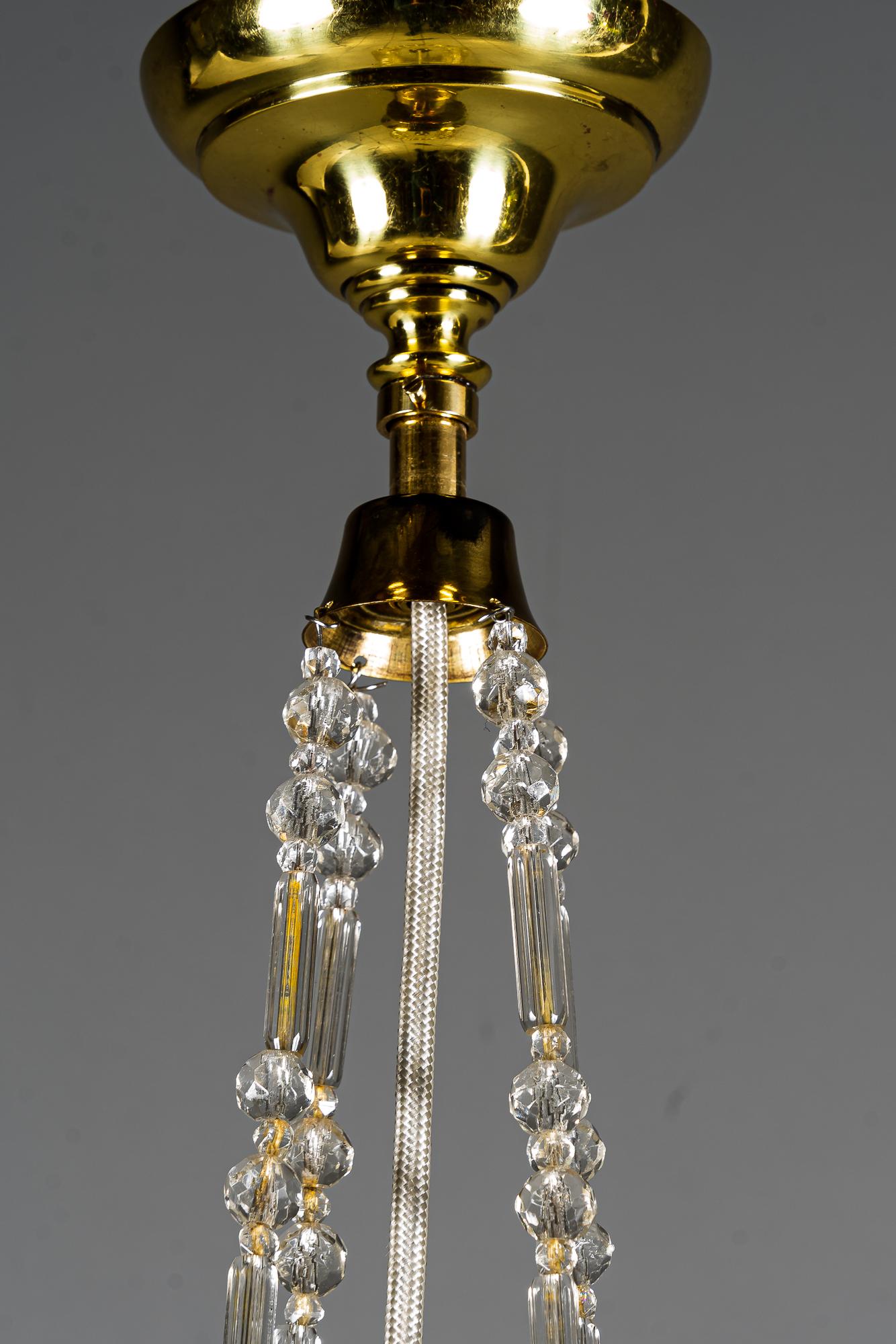 Rare Art Deco Glass Pearl Pendant Around 1920s 2