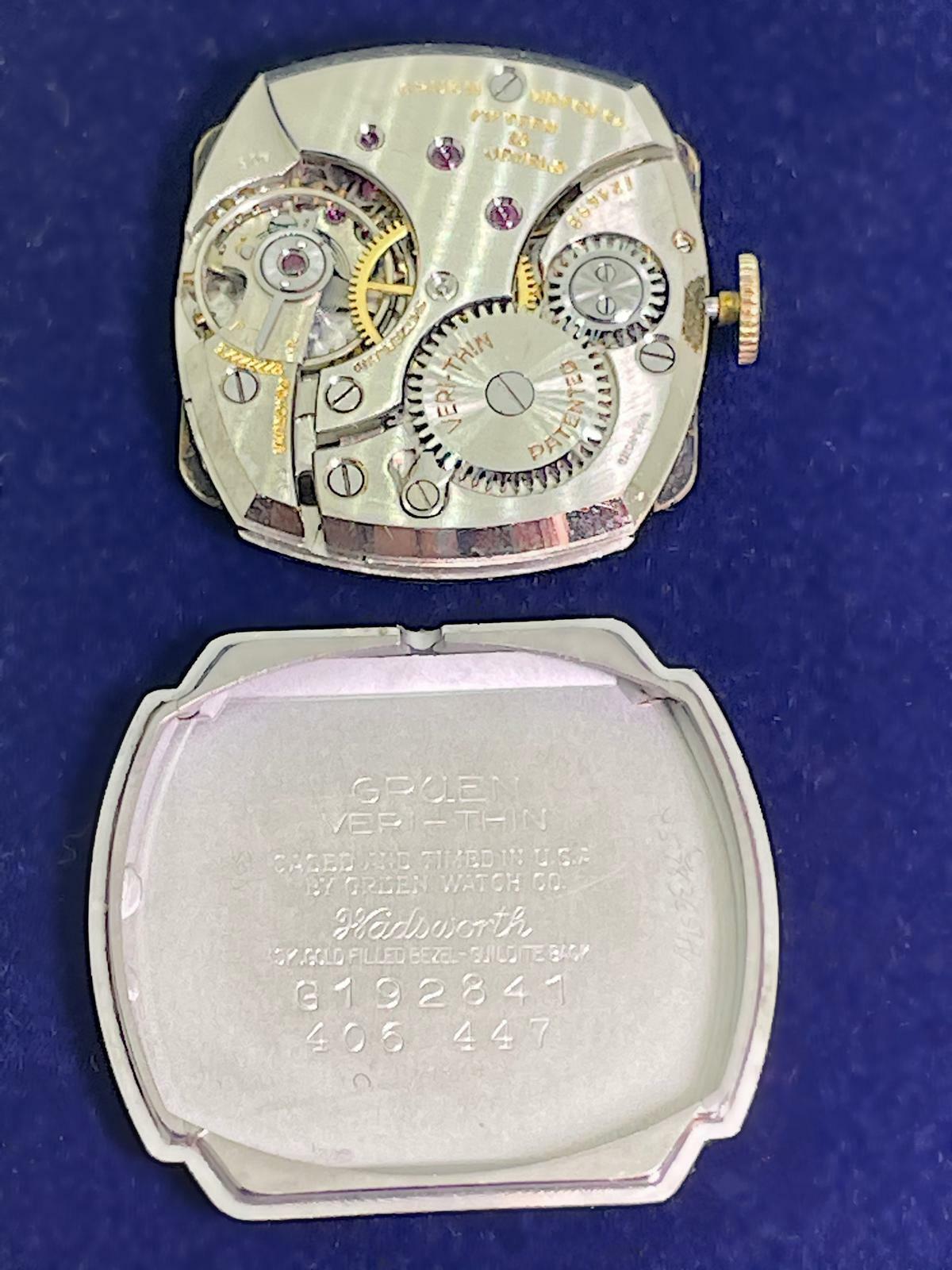 gruen veri thin watch