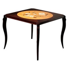 Rare Art deco Léonard Tsuguharu Foujita coffee table