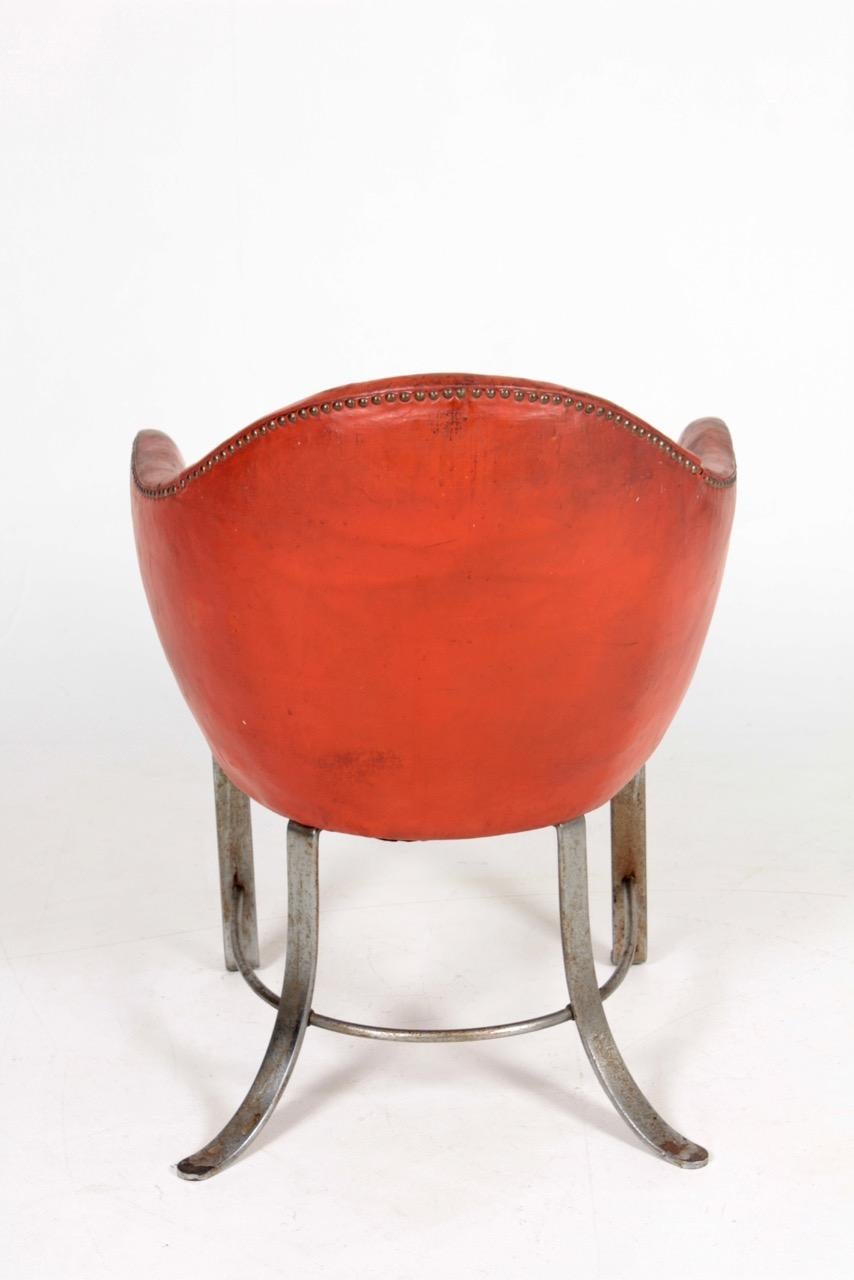 Rare Art Deco Lounge Chair Designed by Kaj Gottlob, 1935 5