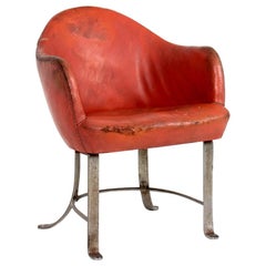 Vintage Rare Art Deco Lounge Chair Designed by Kaj Gottlob, 1935