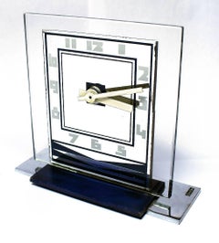Rare Art Deco Modernist Clock by ATO