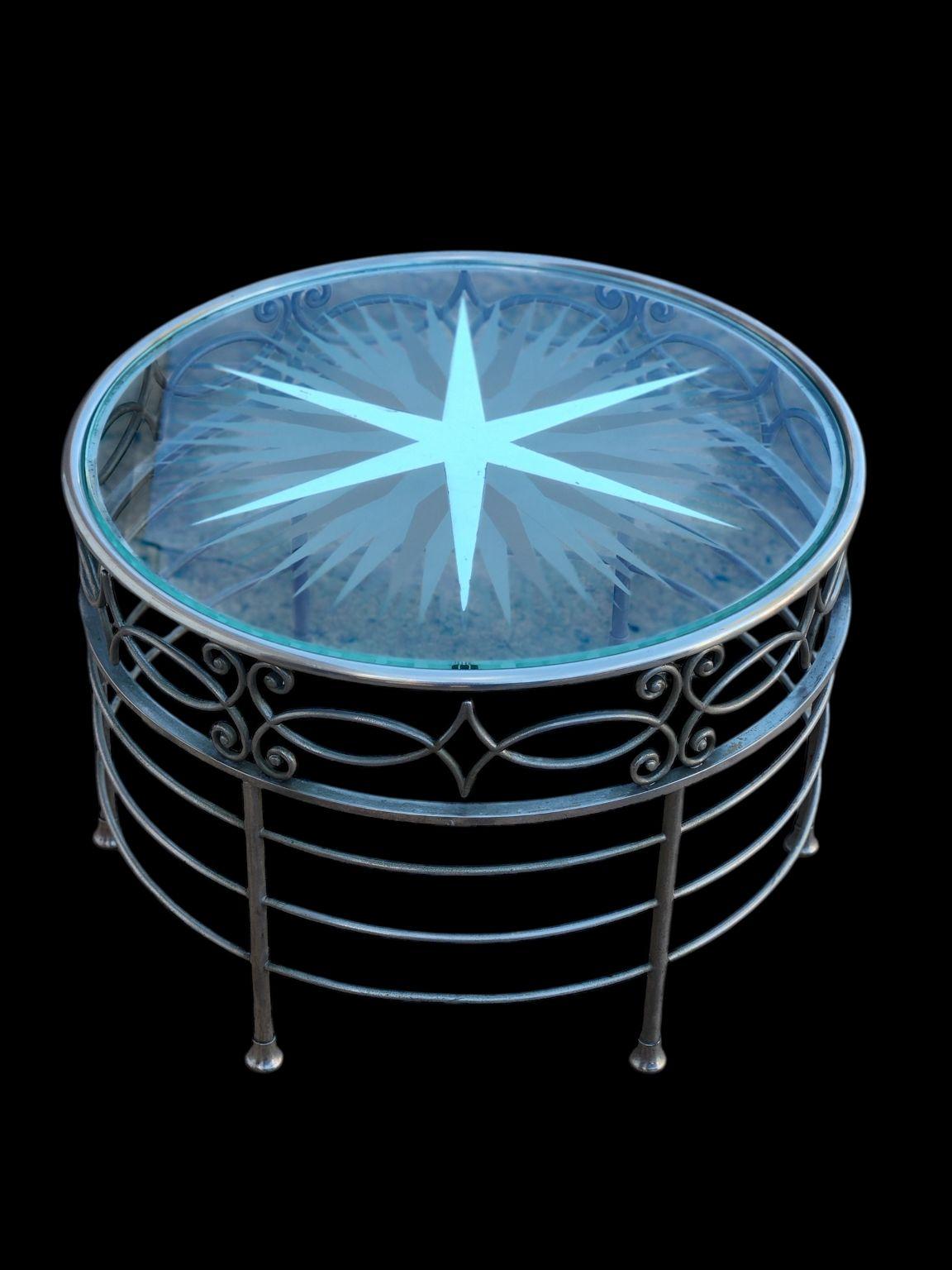 Laiton Rare Art Deco Modernist Cocktail Tables By Pietro Chiesa by Fontana Italia C.1940 en vente