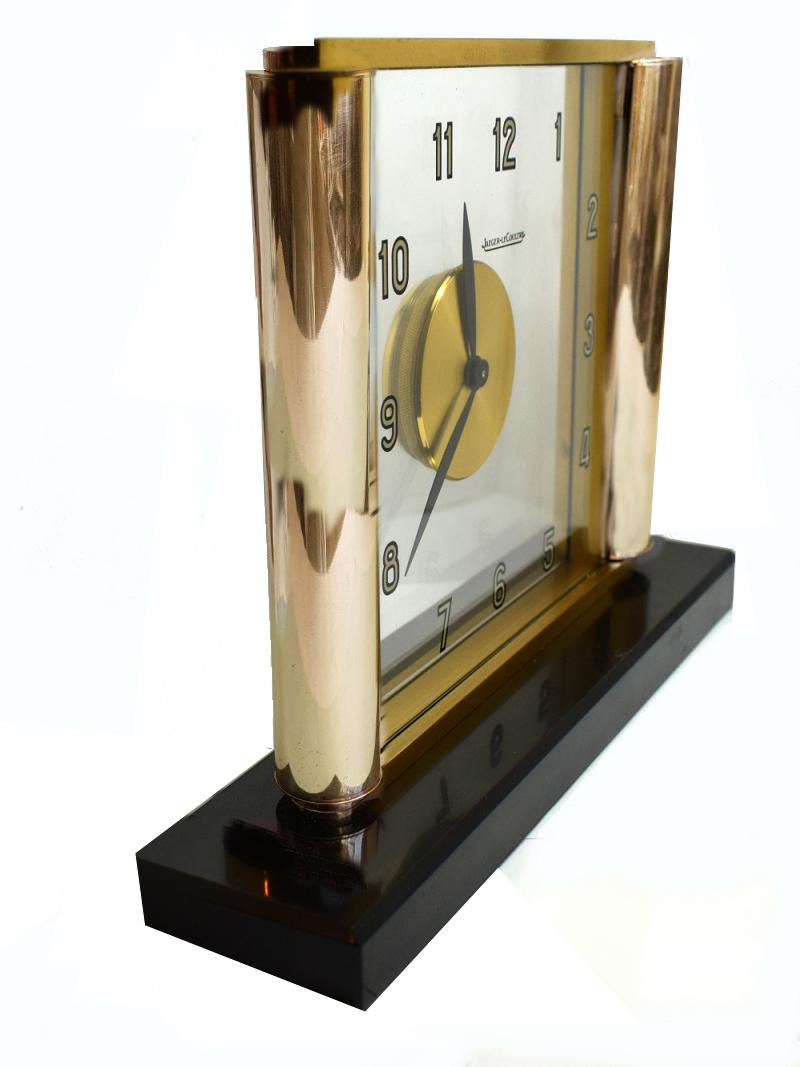 Aside the appearance and super rarity of this marvellous Art Deco clock on first viewing, one can't be distracted away from the condition as well, which for it's 90 odd years is nothing less than amazing. This really is an eyebrow raising clock in