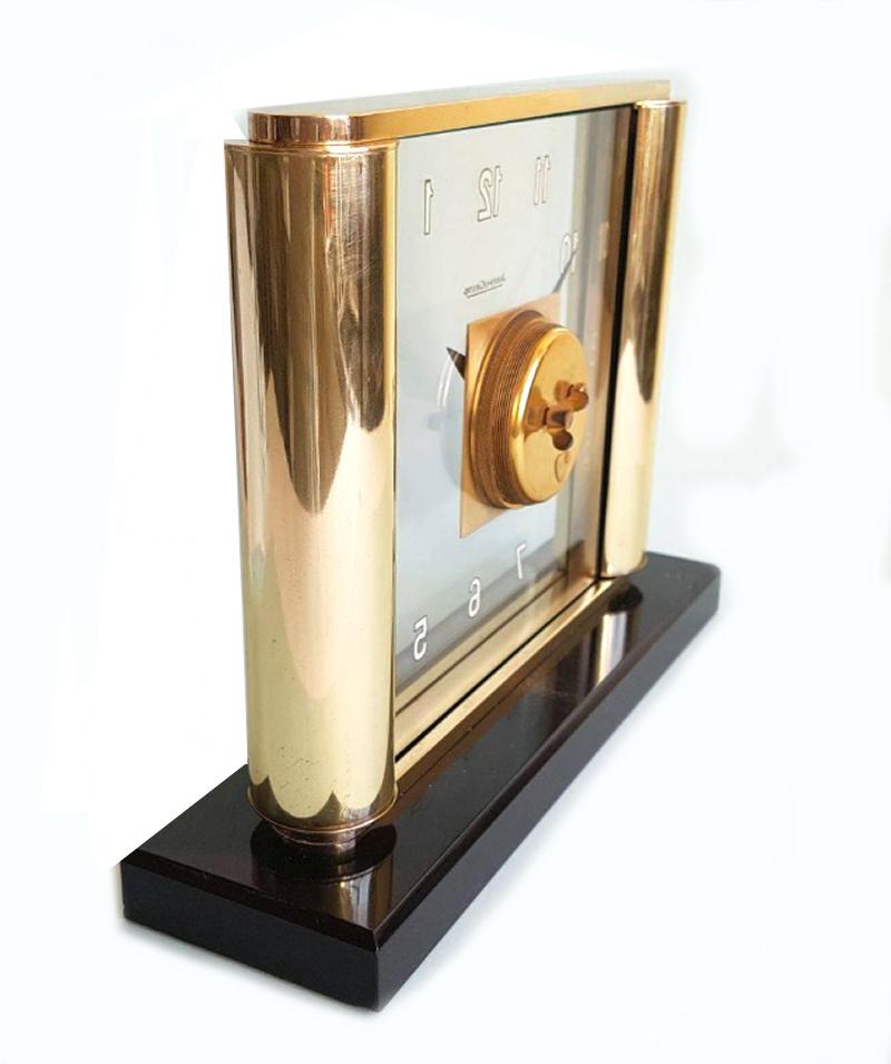 Swiss Rare Art Deco Mystery Clock by Jaeger-LeCoultre