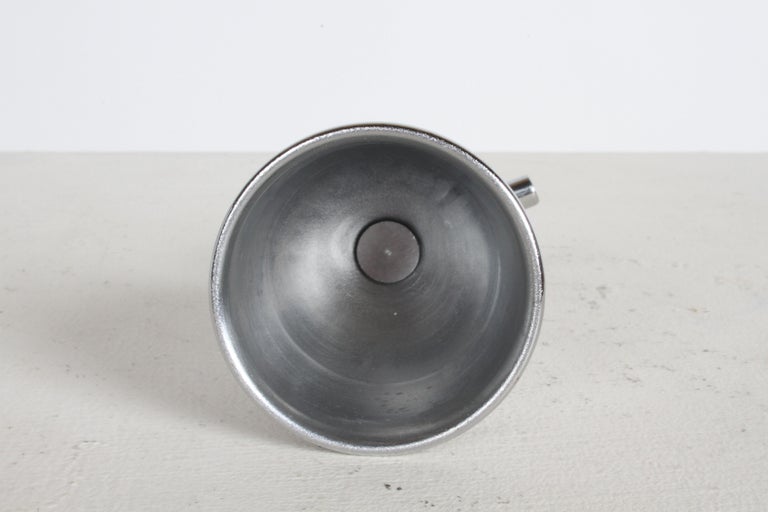 Rare Art Deco Novelty Chrome Snowman Jigger, Bottle Opener and Cork