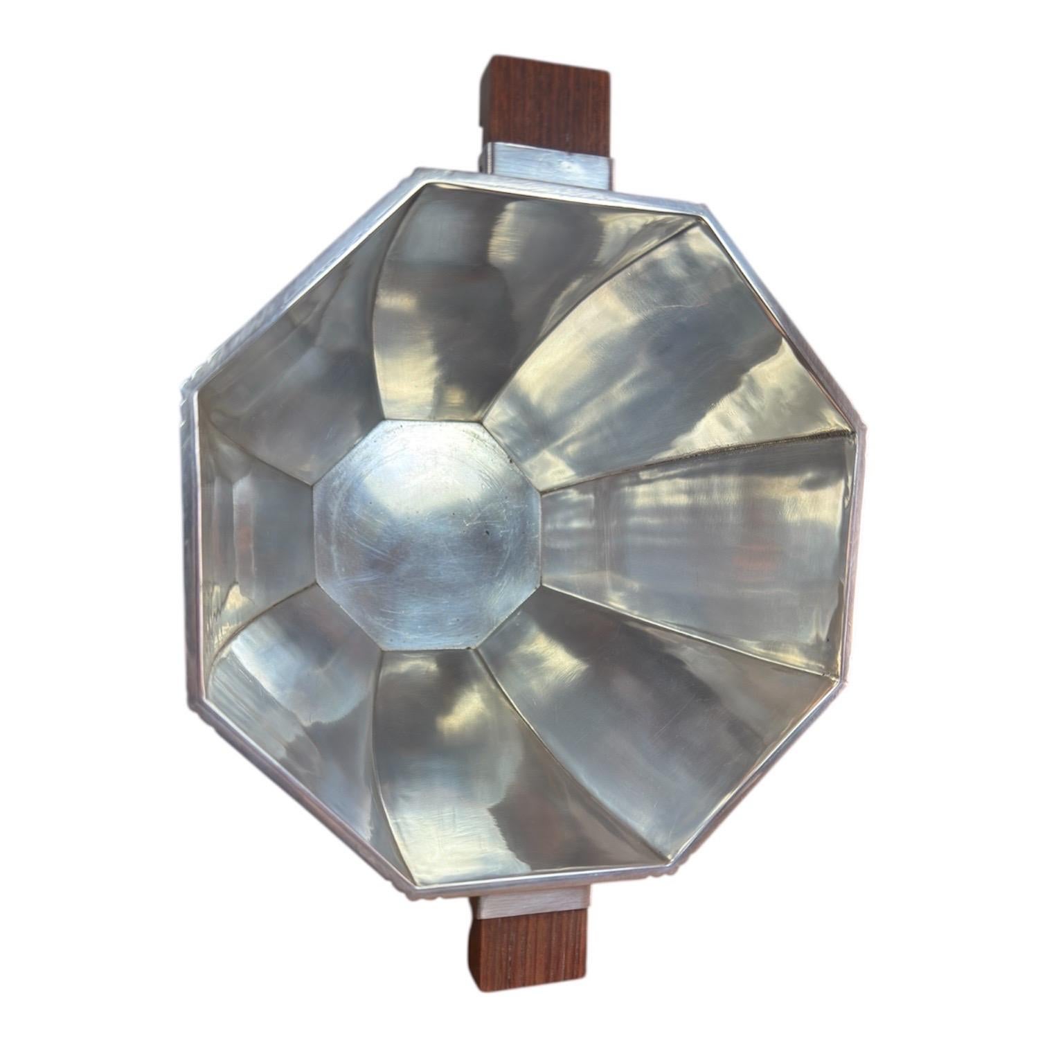 Rare Art Deco Octagonal Ice Bucket / Champagne Cooler by Gallia Christofle For Sale 6