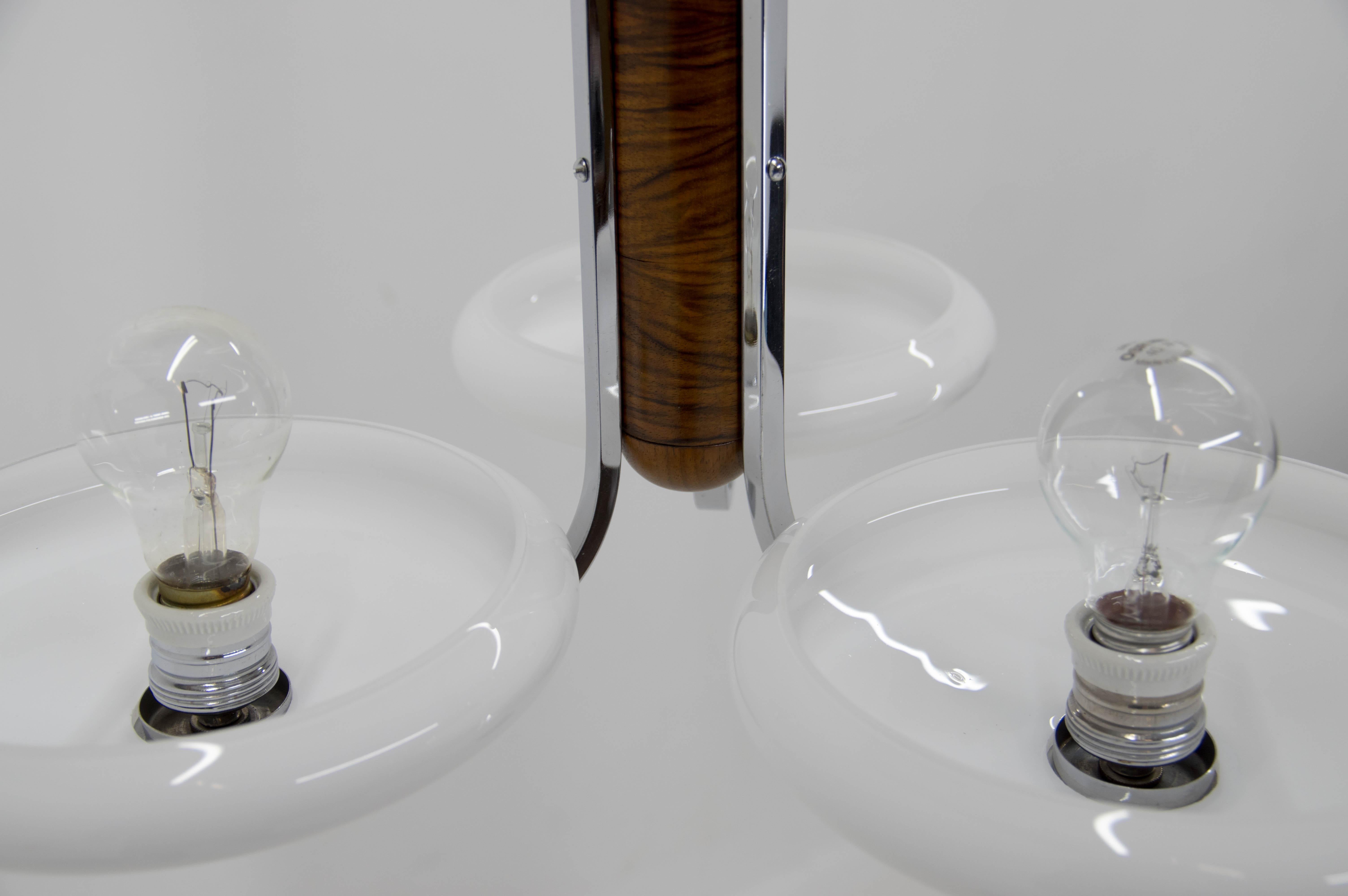 Rare Art Deco or Bauhaus Chandelier Made by UP Zavody, 1930s 7