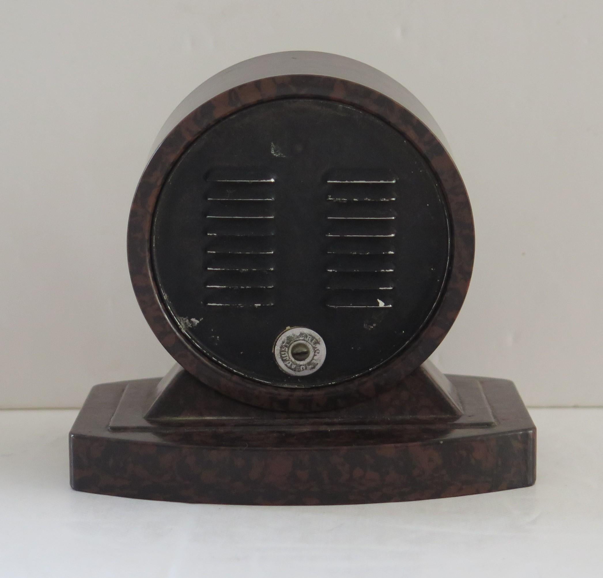 Rare Art Deco Period Bakelite Desk Thermometer, English circa 1920s 4