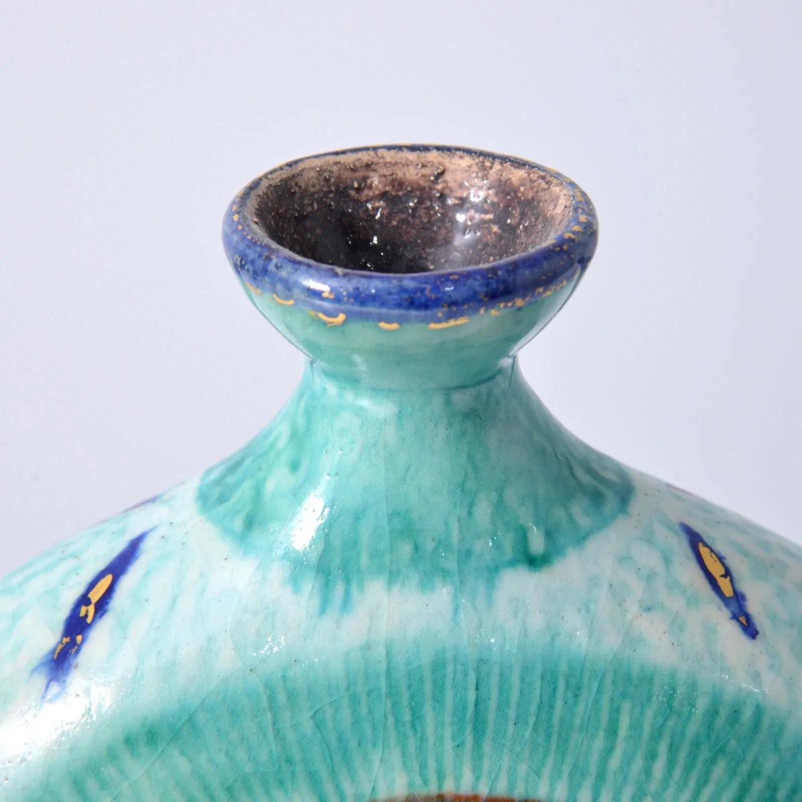 Ceramica Raro vaso in ceramica Art Déco 