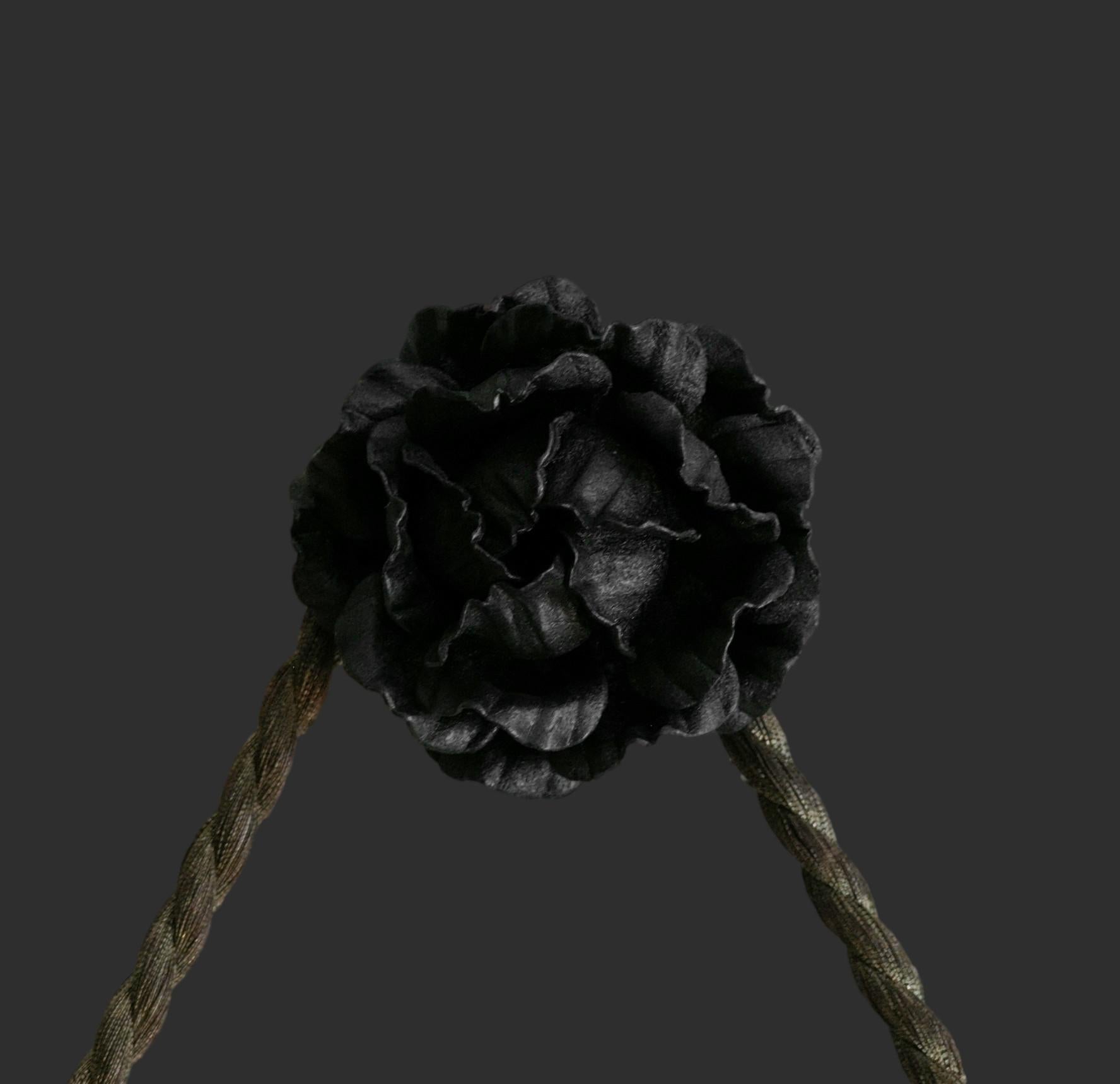 Vetro Raro specchio da parete Art Deco Rosebush, 1920 in vendita