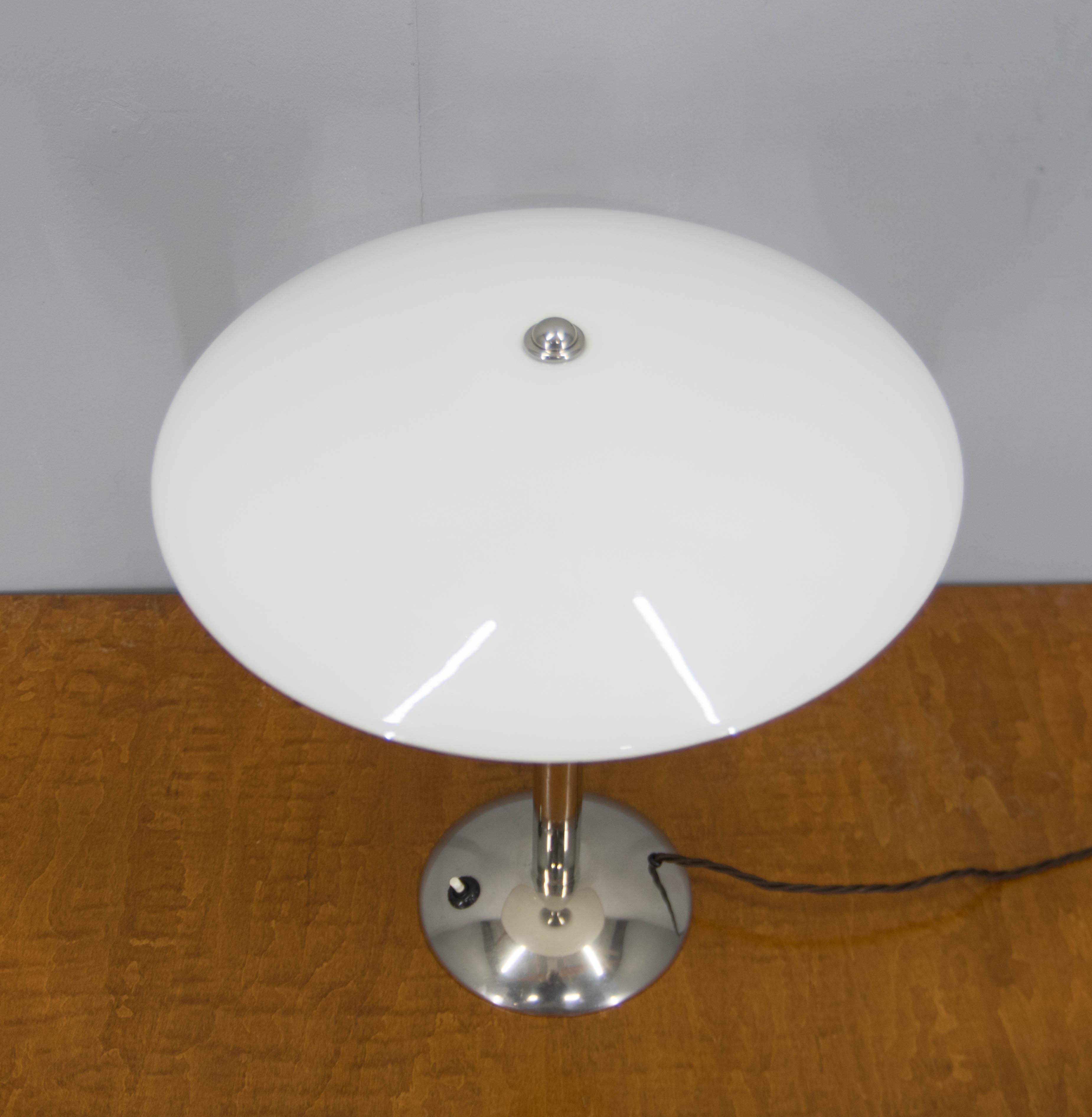 Czech Rare Art Deco Table Lamp by Miloslav Prokop for Franta Anyz, 1930s For Sale