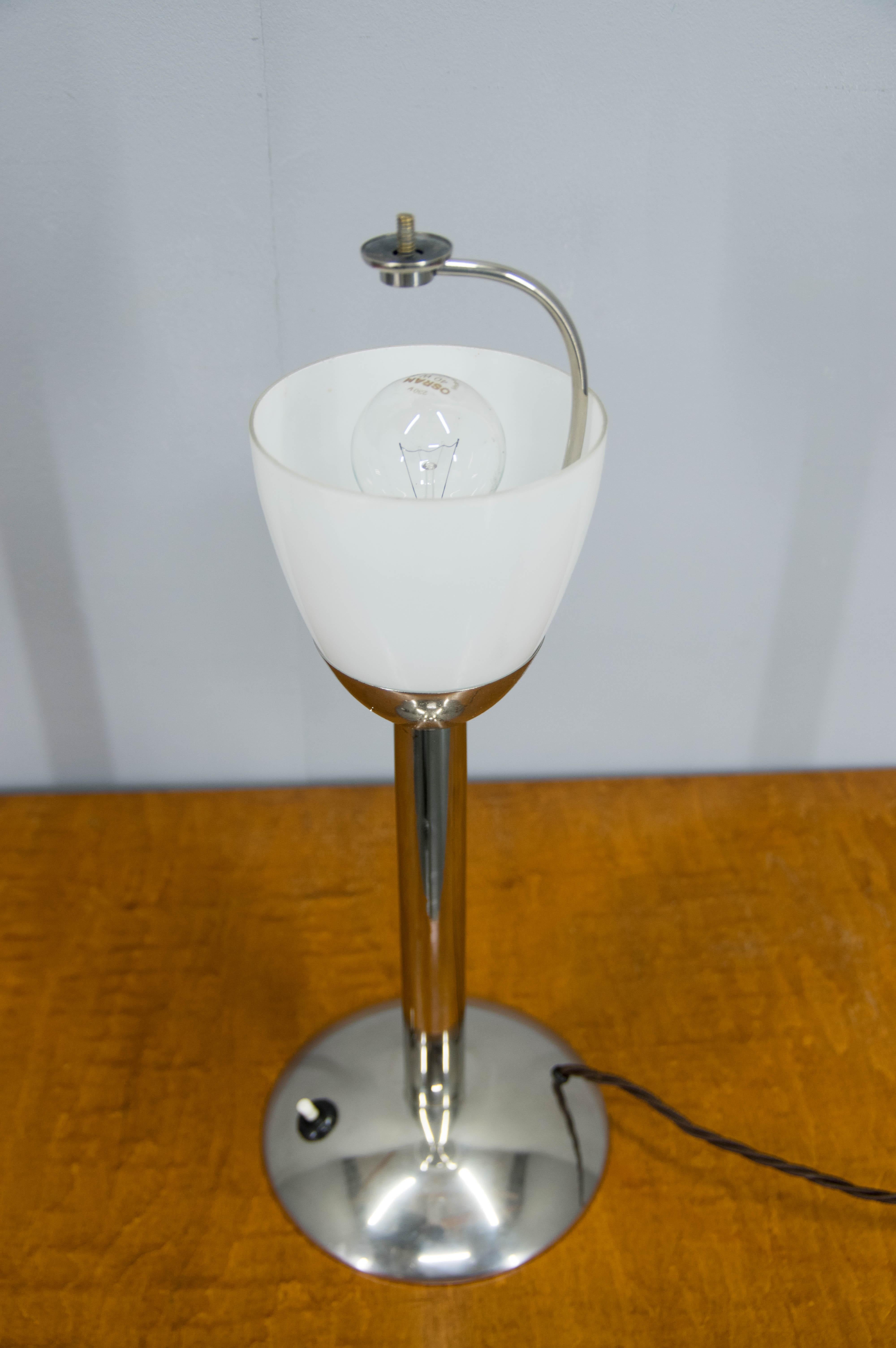 Rare Art Deco Table Lamp by Miloslav Prokop for Franta Anyz, 1930s For Sale 3