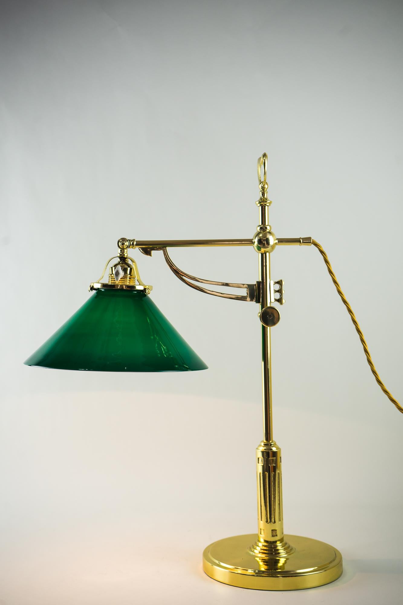 Rare Art Deco Table Lamp, Vienna, circa 1920s 3