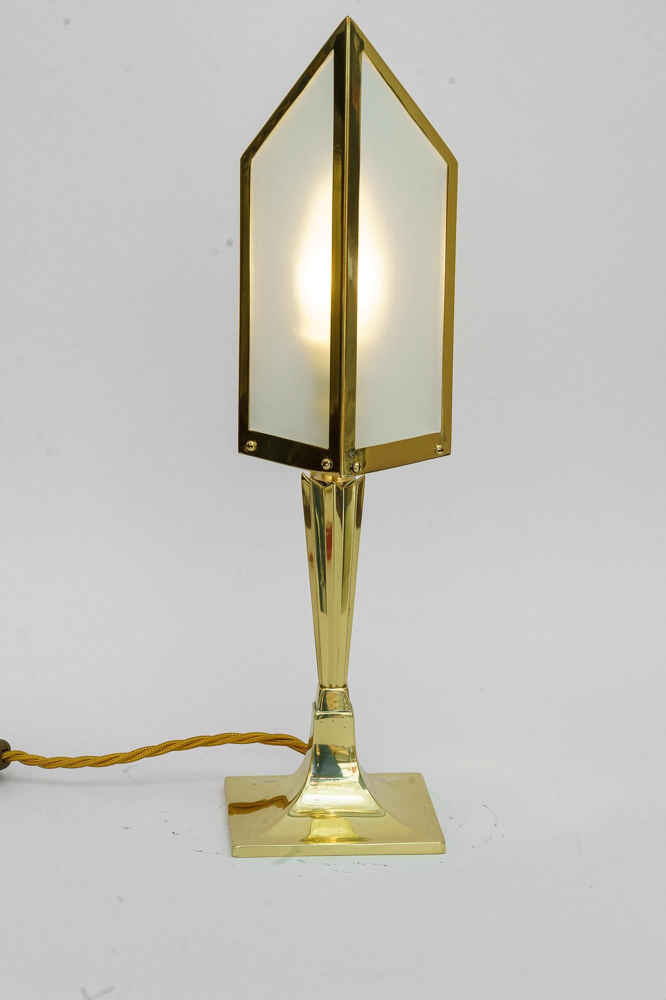 Rare Art Deco Table Lamp, Vienna, Around 1920s For Sale 3
