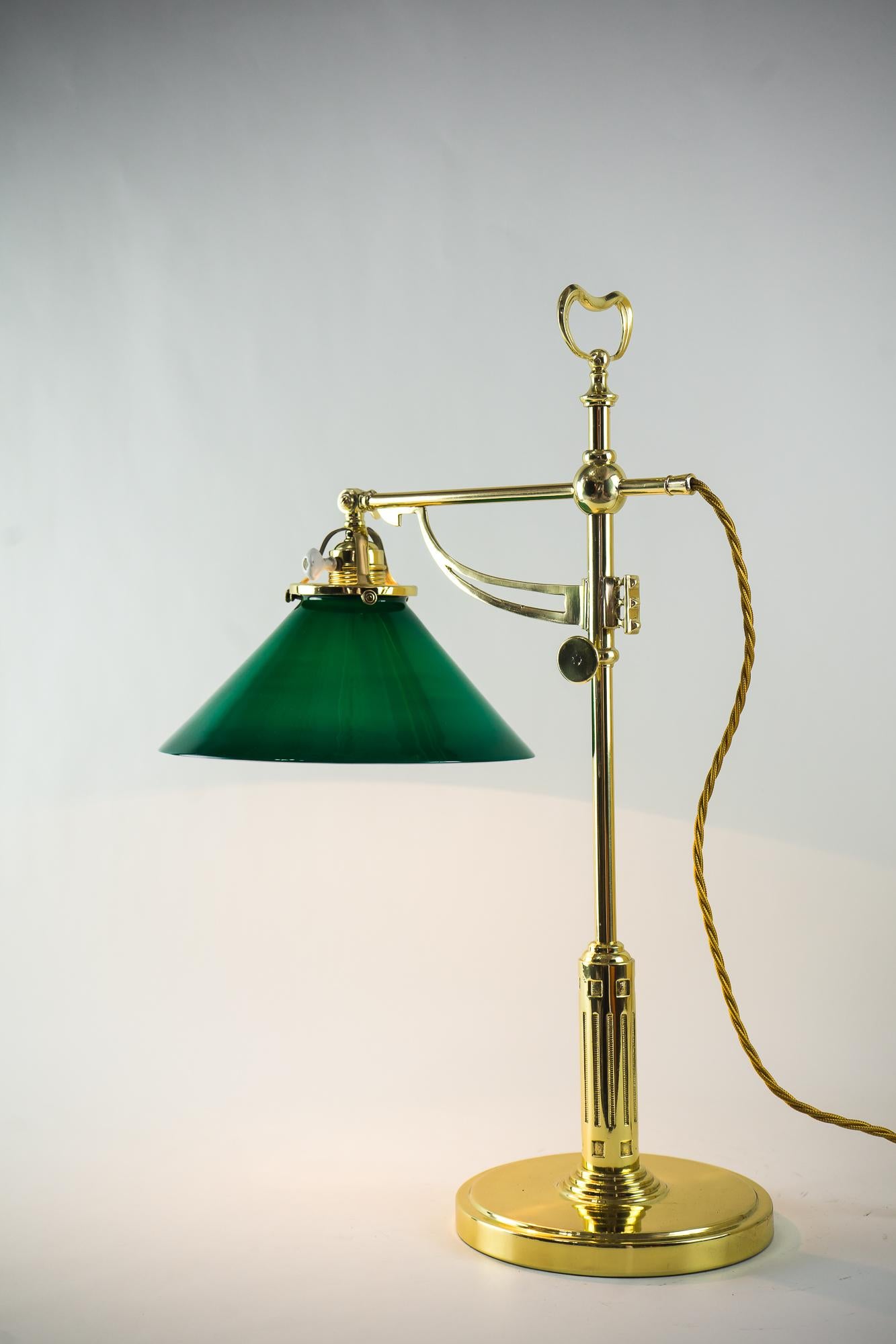 Rare Art Deco Table Lamp, Vienna, circa 1920s 7