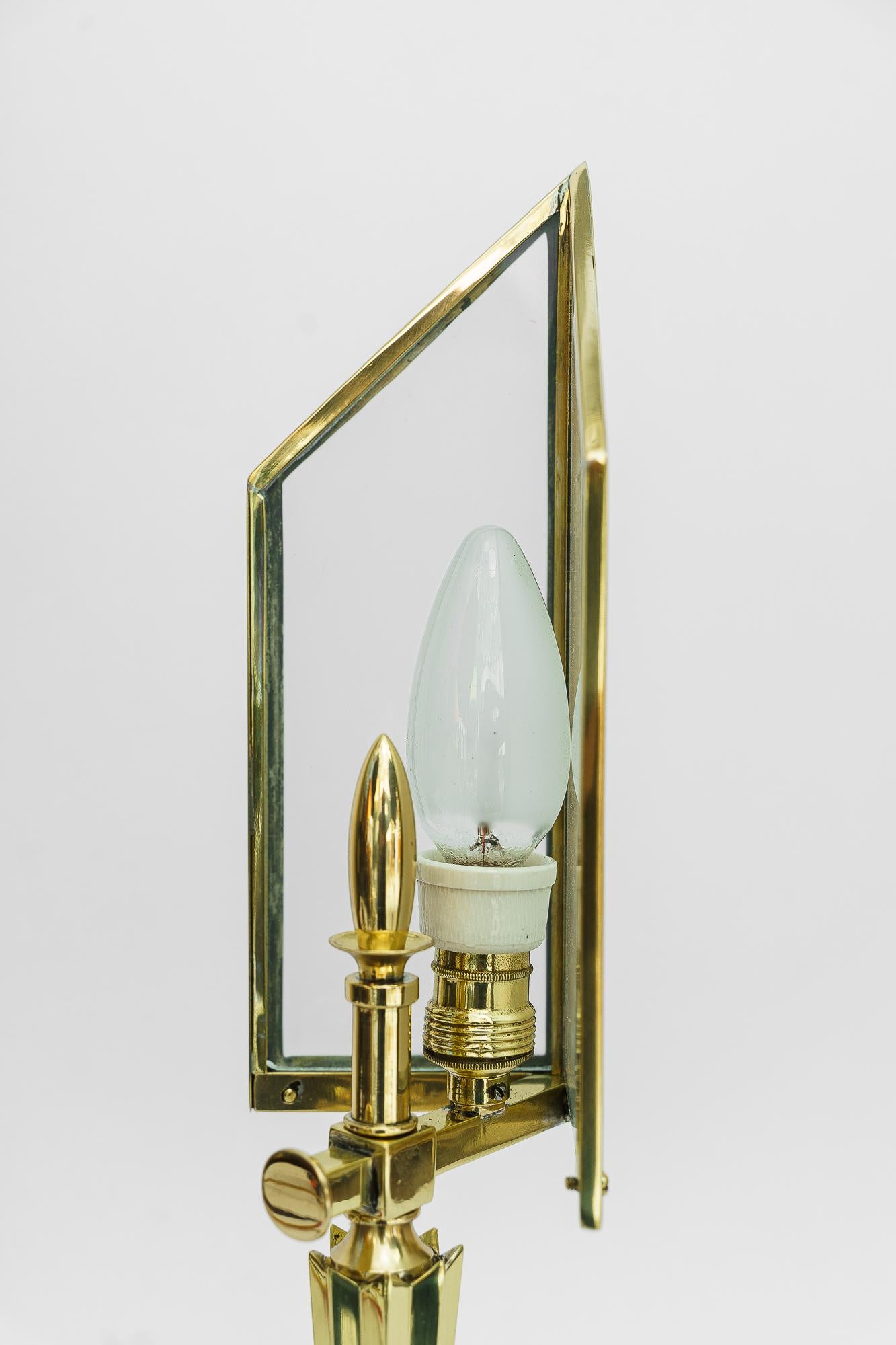 Seltene Art Deco Tischlampe, Wien, um 1920 im Angebot 7
