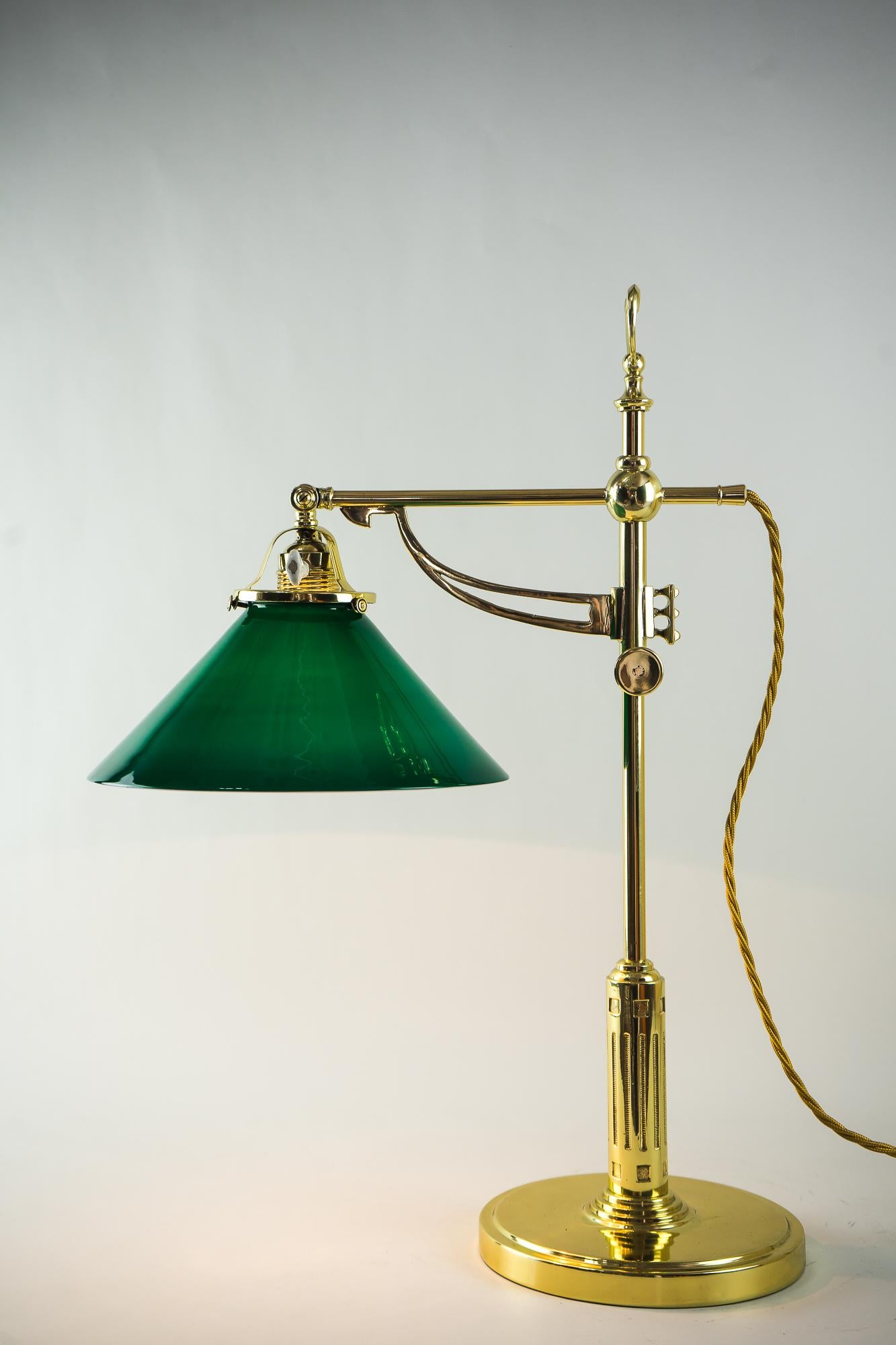 Rare Art Deco Table Lamp, Vienna, circa 1920s 9