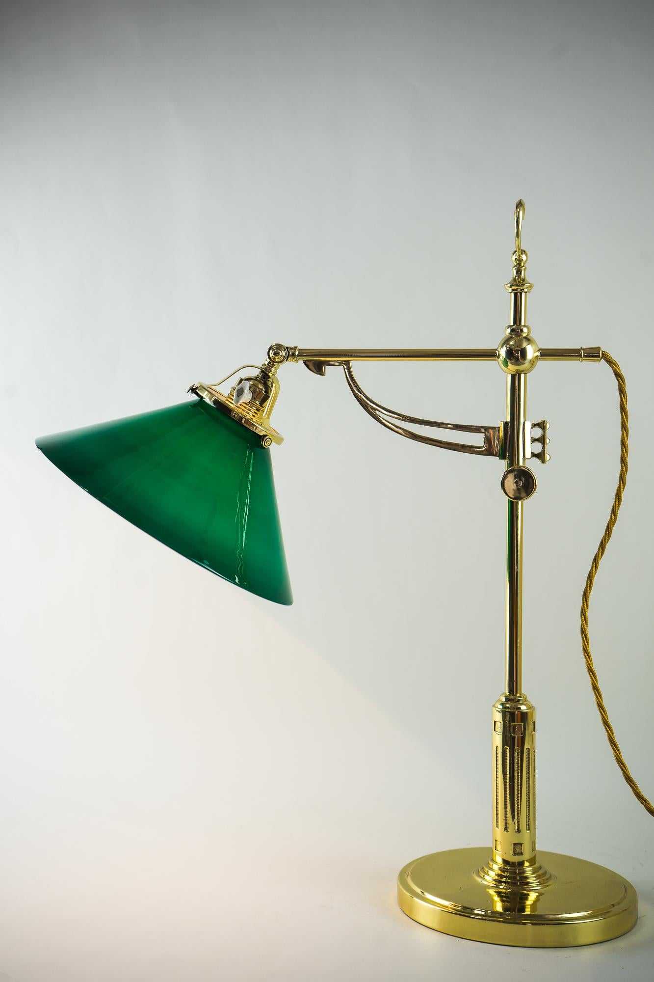 Rare Art Deco Table Lamp, Vienna, circa 1920s 10