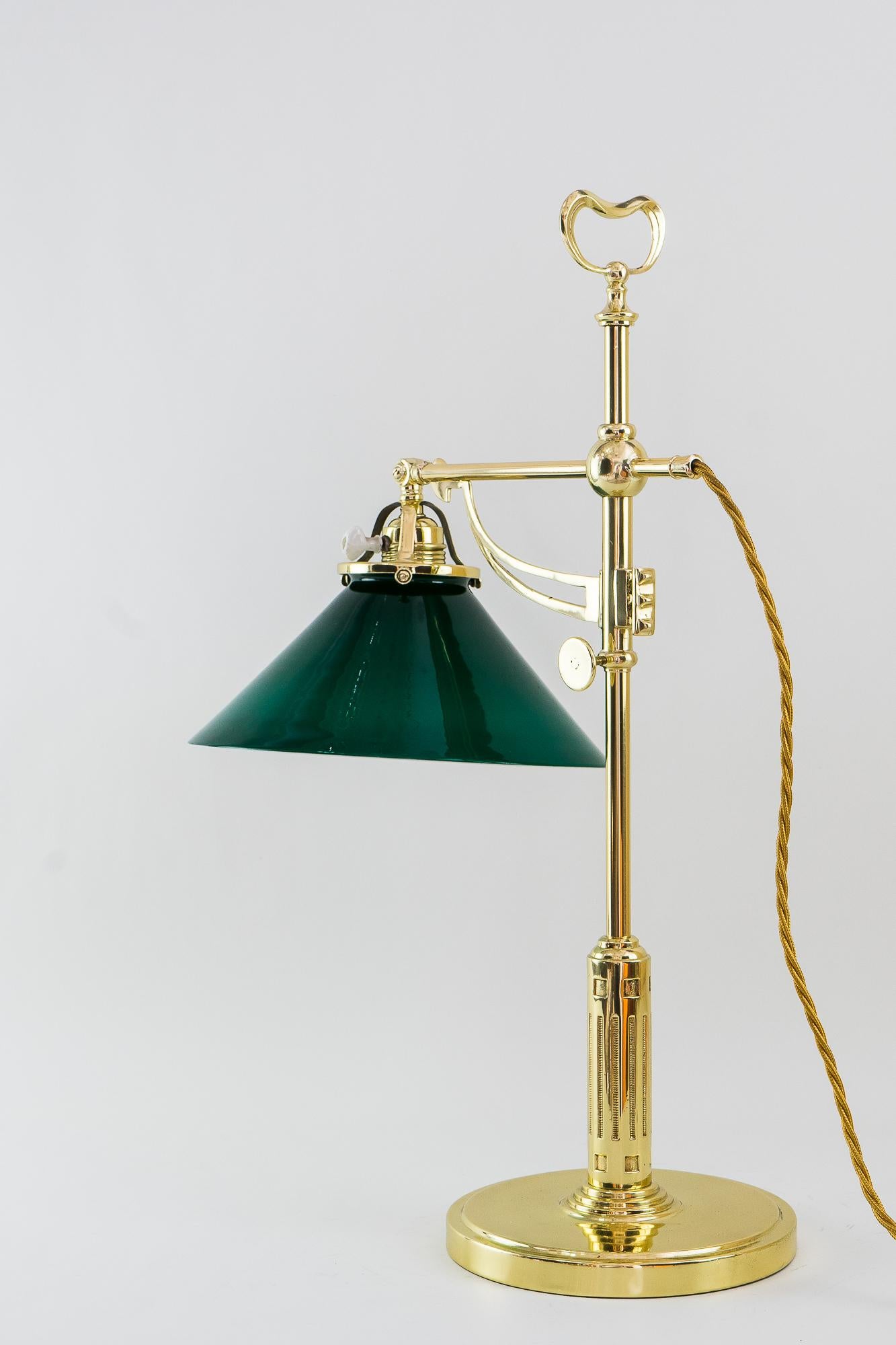 Rare Art Deco Table Lamp, Vienna, circa 1920s In Good Condition In Wien, AT