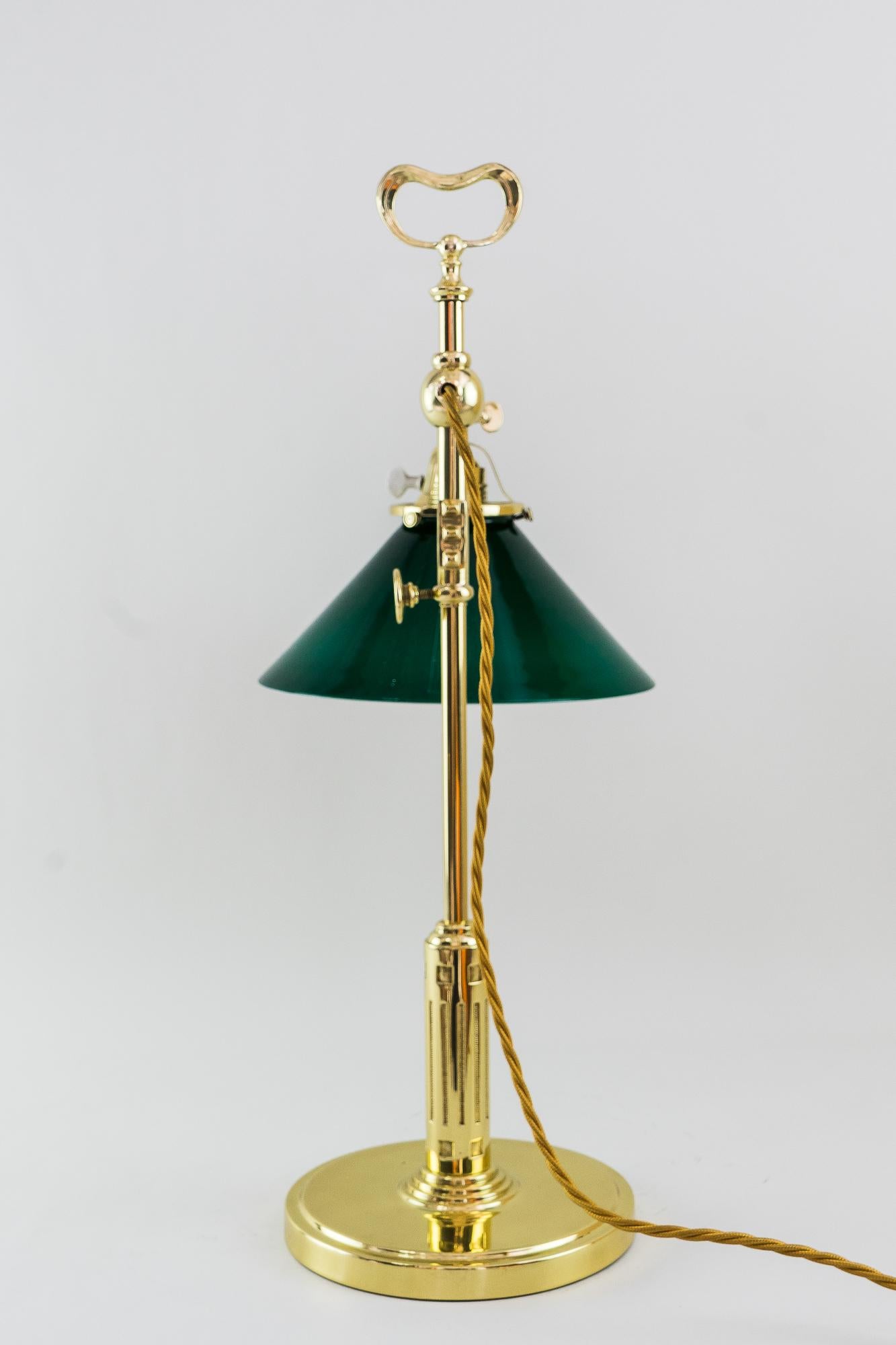 Rare Art Deco Table Lamp, Vienna, circa 1920s 2