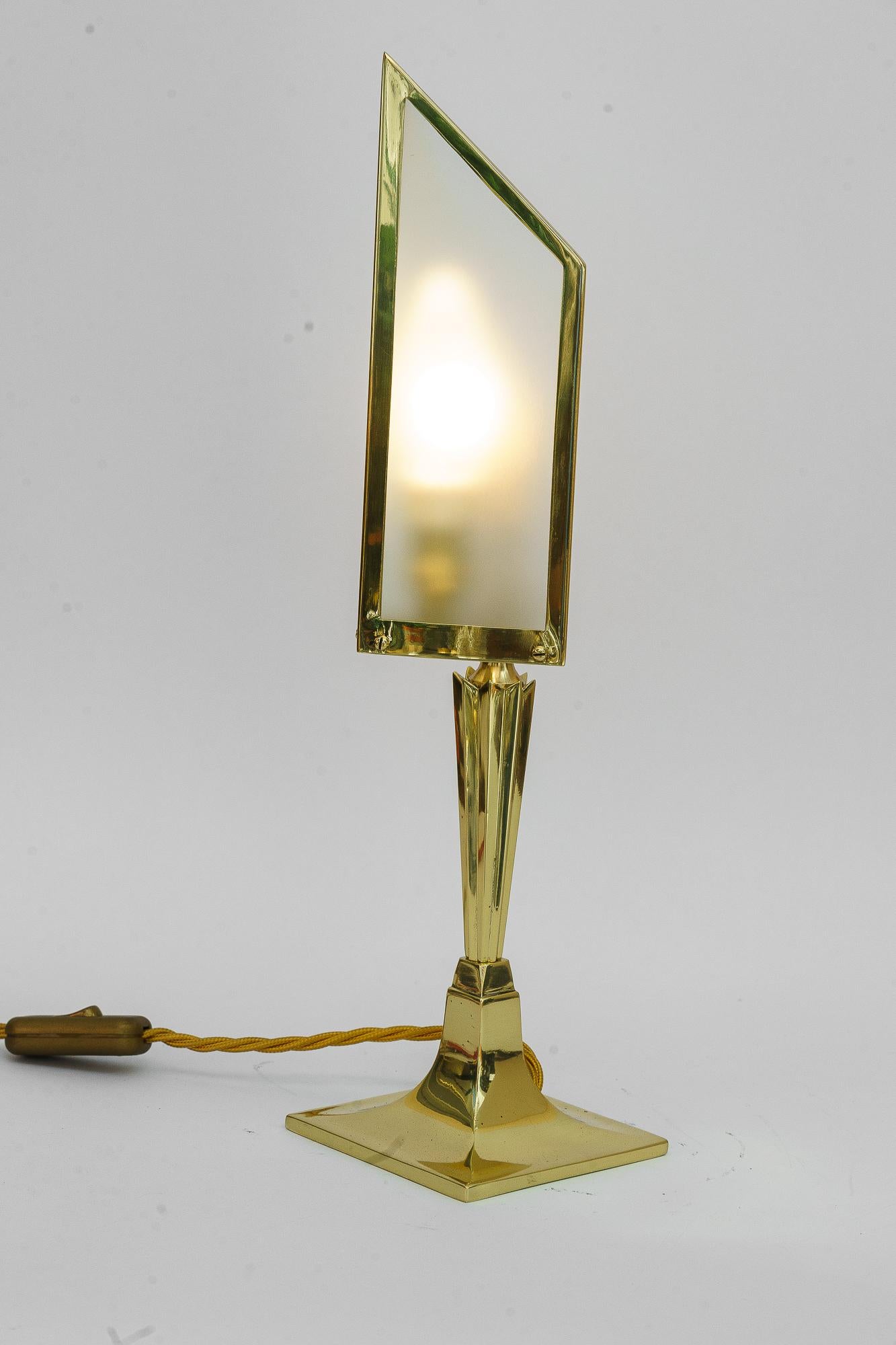 Rare Art Deco Table Lamp, Vienna, Around 1920s For Sale 2
