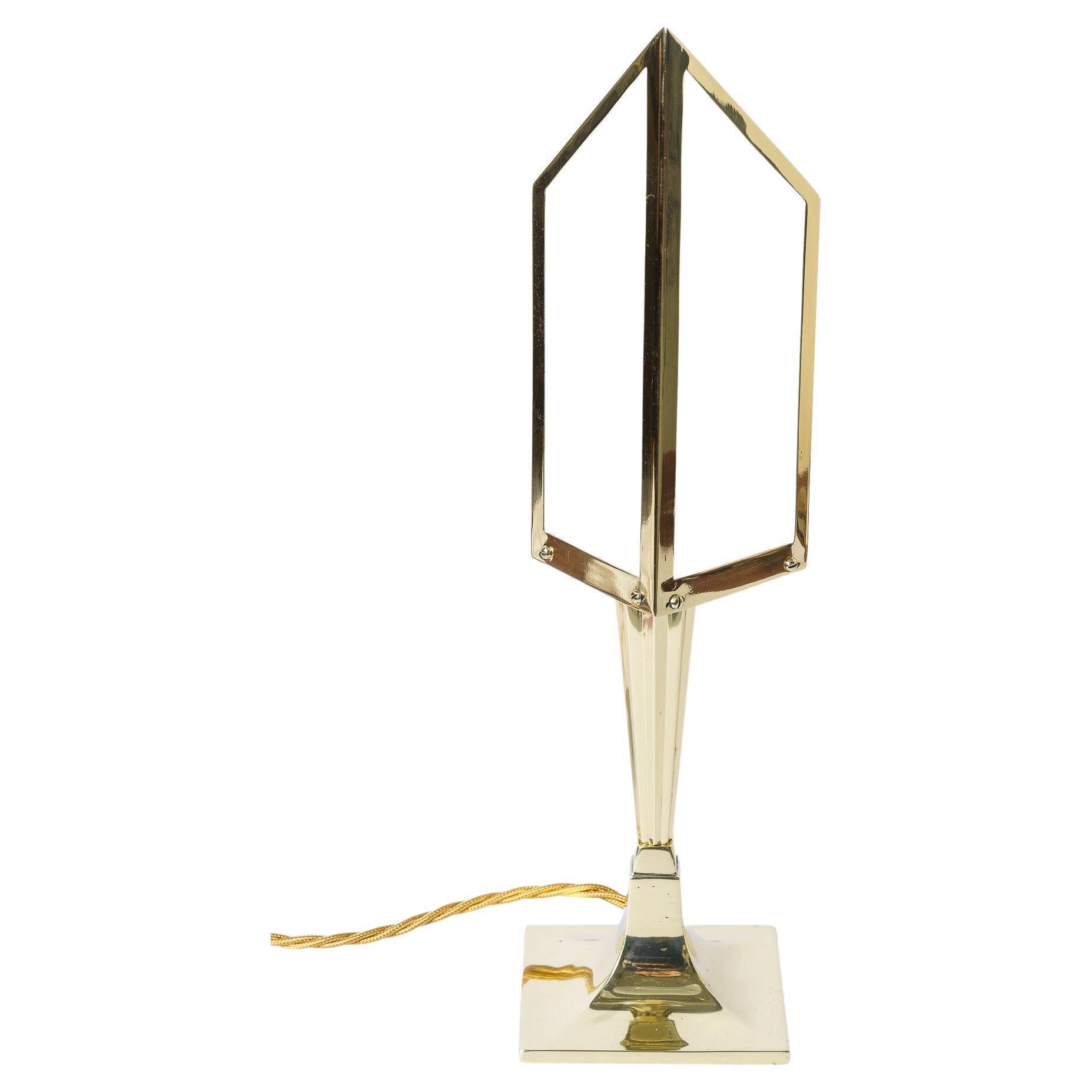 Seltene Art Deco Tischlampe, Wien, um 1920