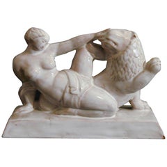 Rara escultura Art Decó de terracota de Keramos en Austria
