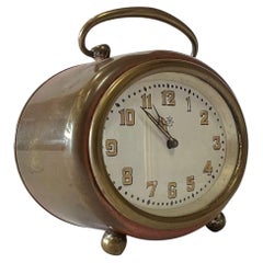 Rare Art Deco Travel Alarm Clock Junghans Germany