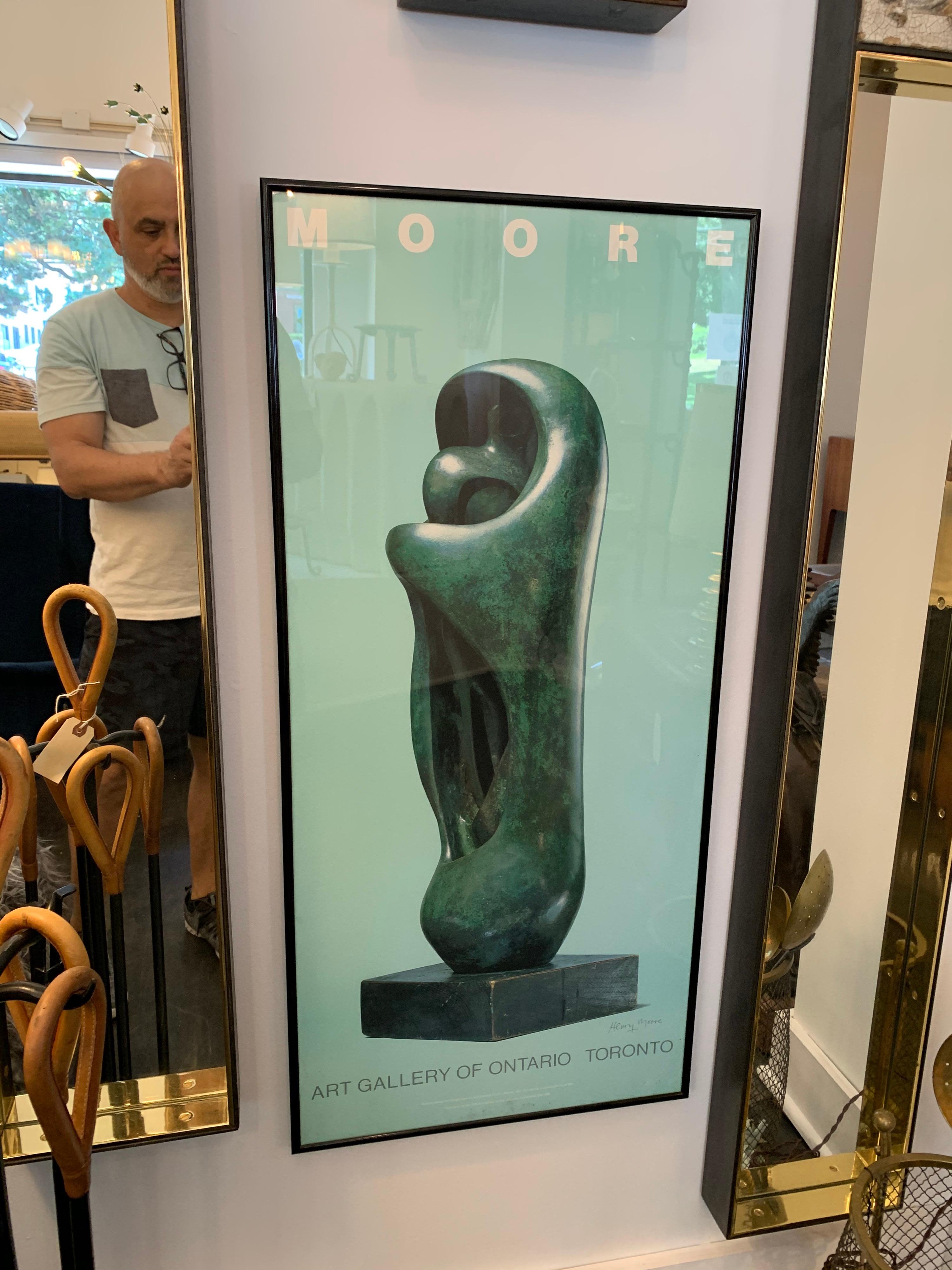 Henry Moore rare affiche signée de l'Art Gallery of Ontario 