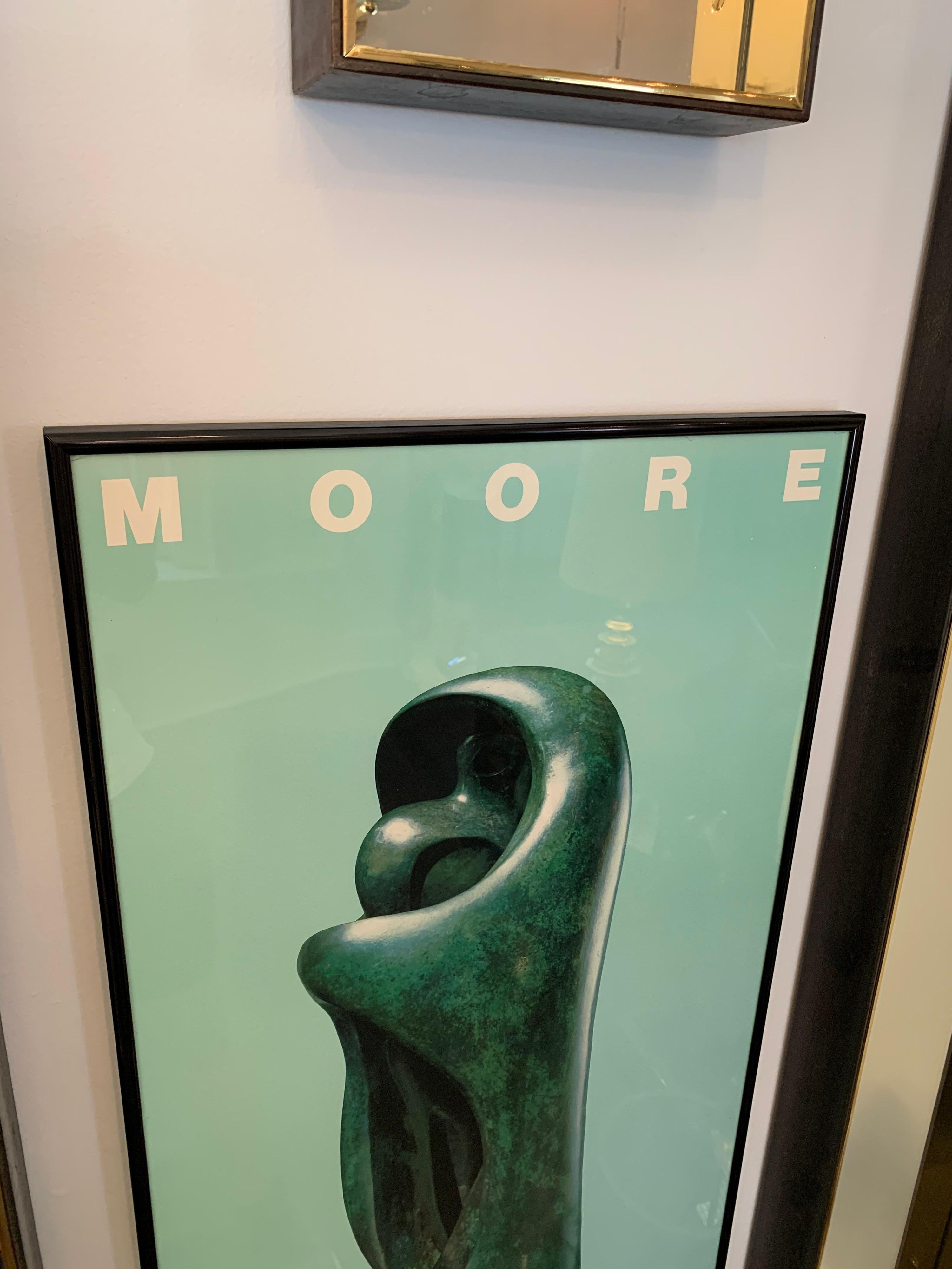 Verre Rare affiche de la galerie d'art de l'Ontario, Henry Moore, signée