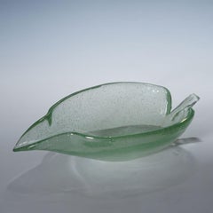 Rare Art Glass Bowl by Tyra Lundgren for Venini, Murano 1937