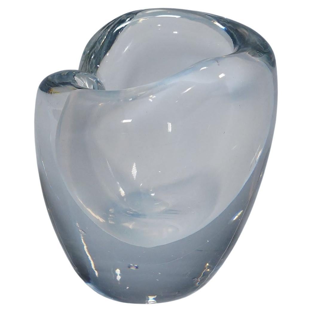 Raro vaso in vetro artistico di Tapio Wirkkala per Iittala 1950 in vendita