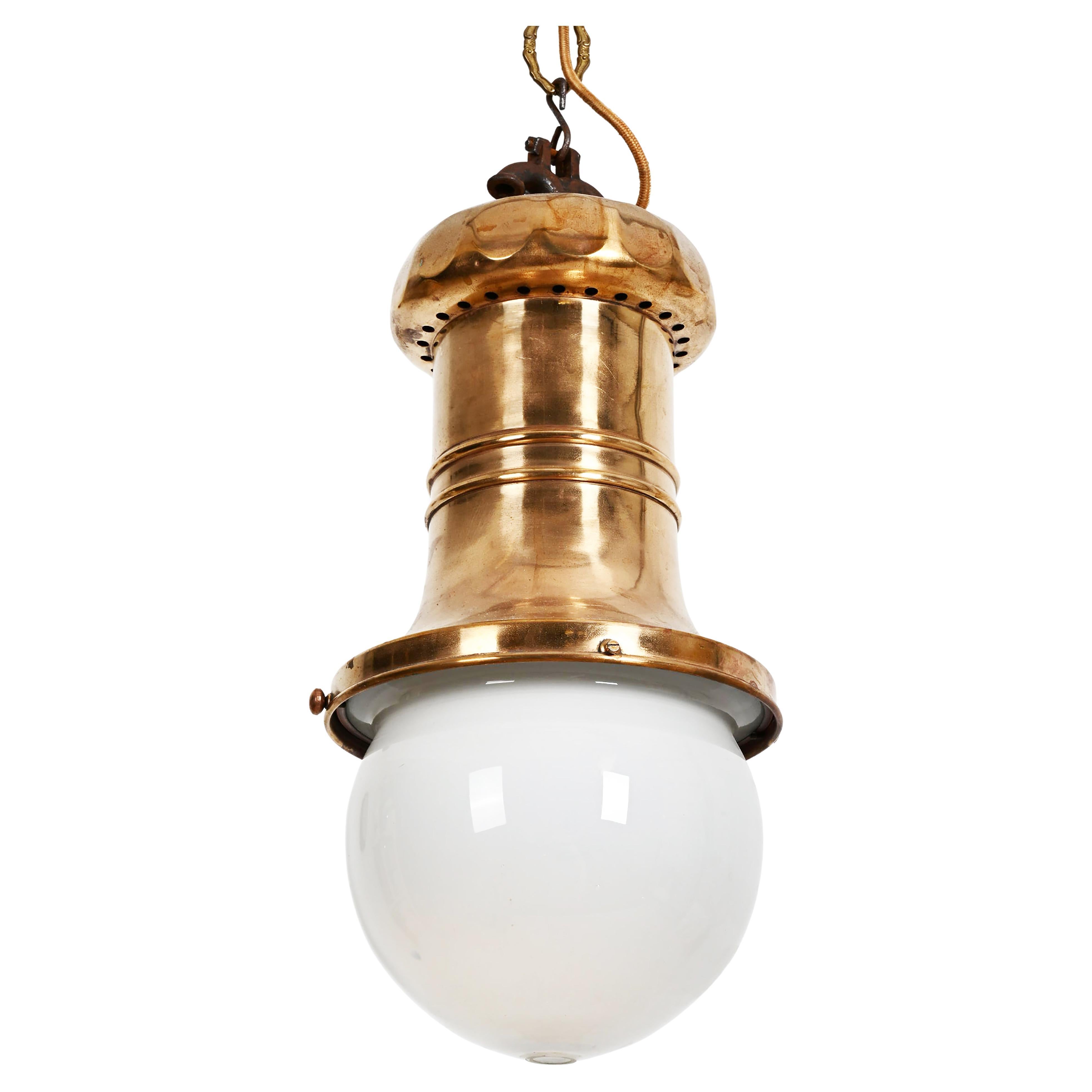 Lampada in stile Art Nouveau per grandi magazzini o fabbriche in vendita